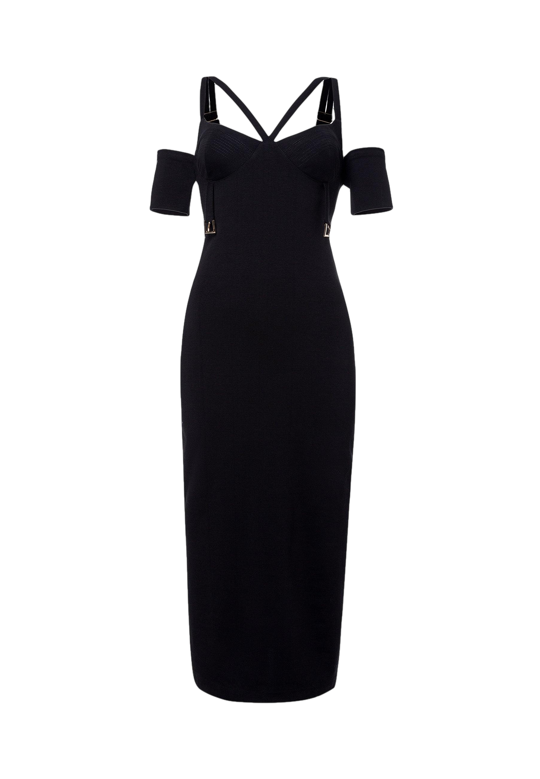 Divalo Yara Black Punto Dress