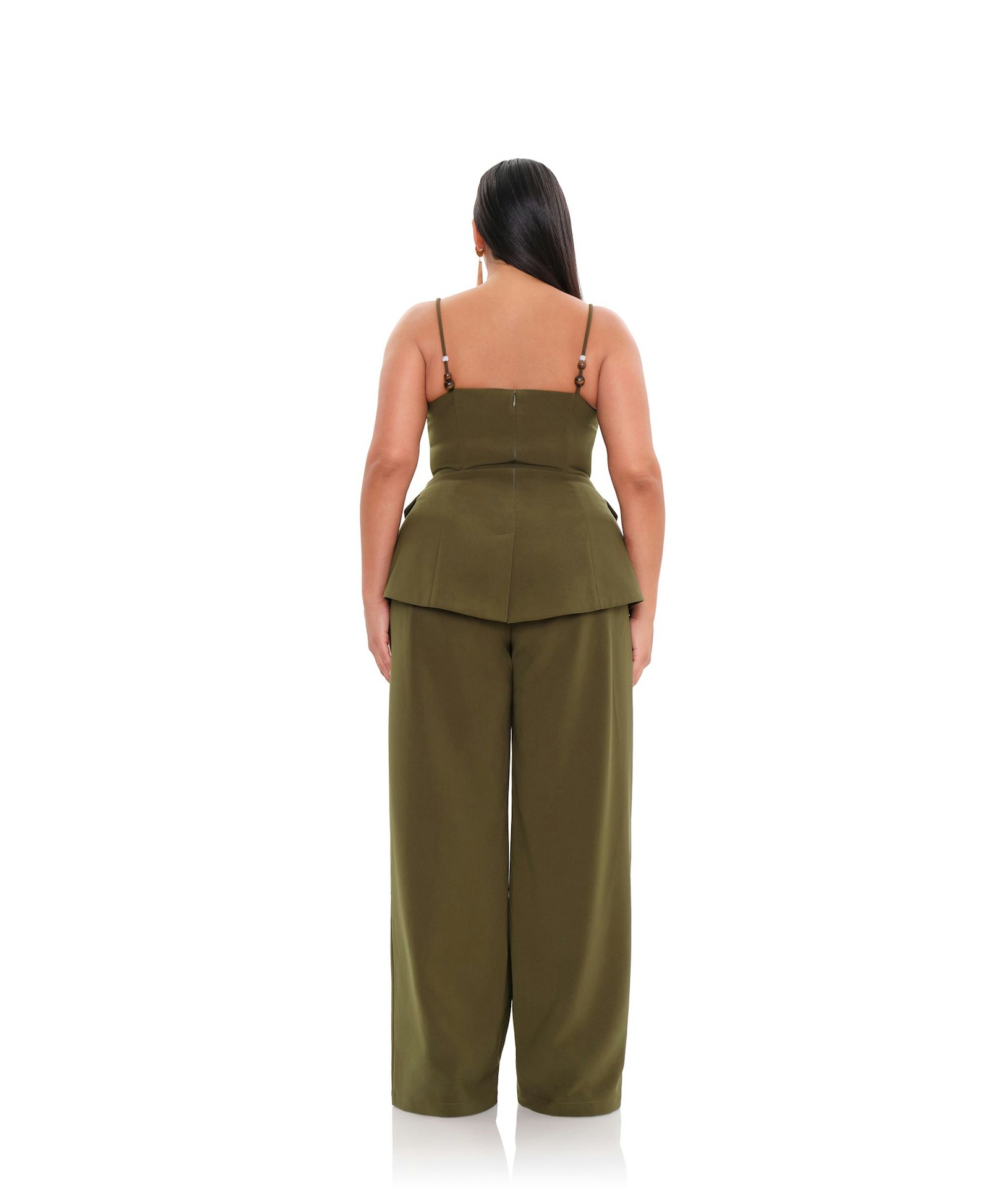 UTA PANTS - OLIVE made by Andrea Iyamah
