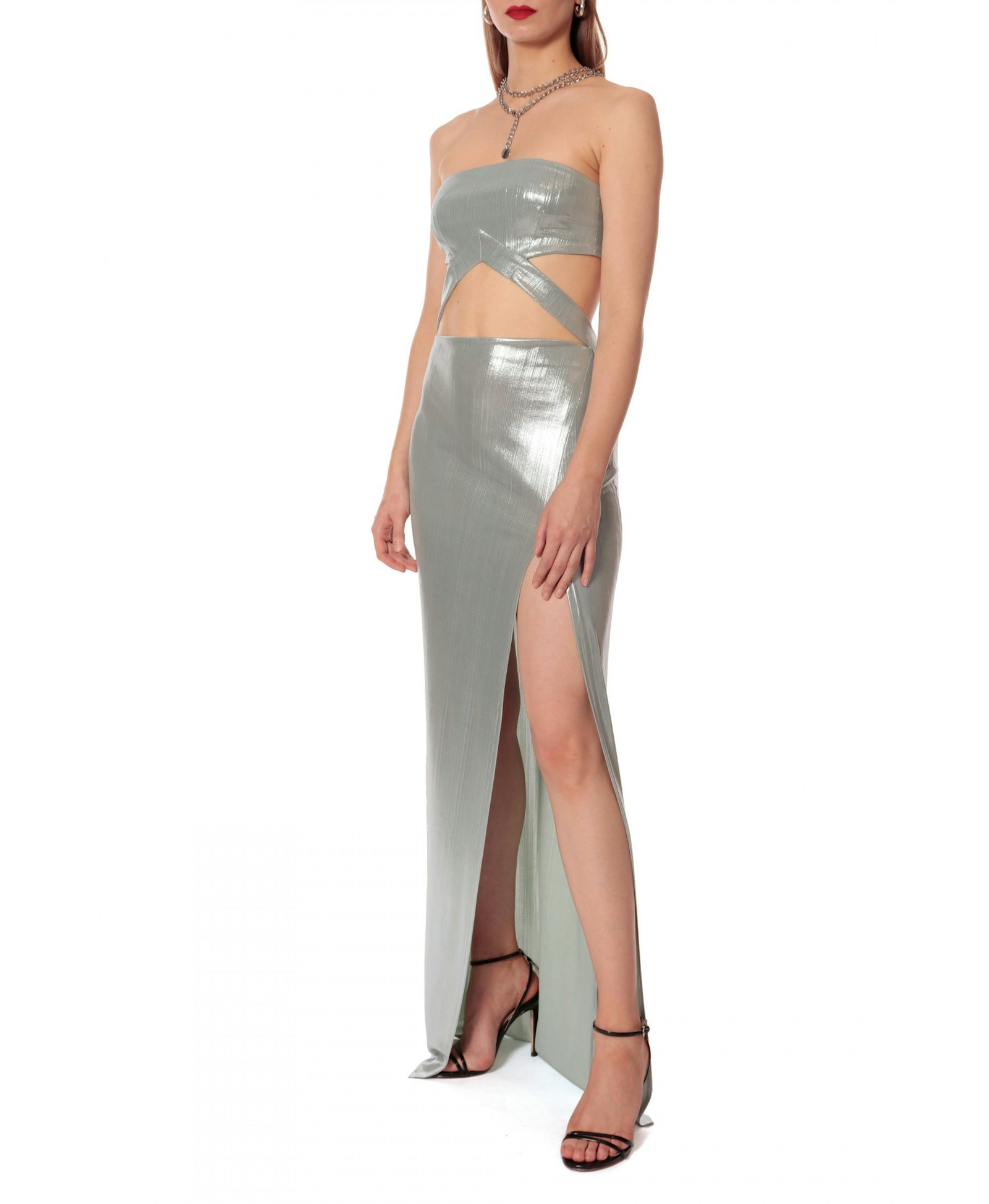 Dress Sidney Silver Sage made by HALEWSKI