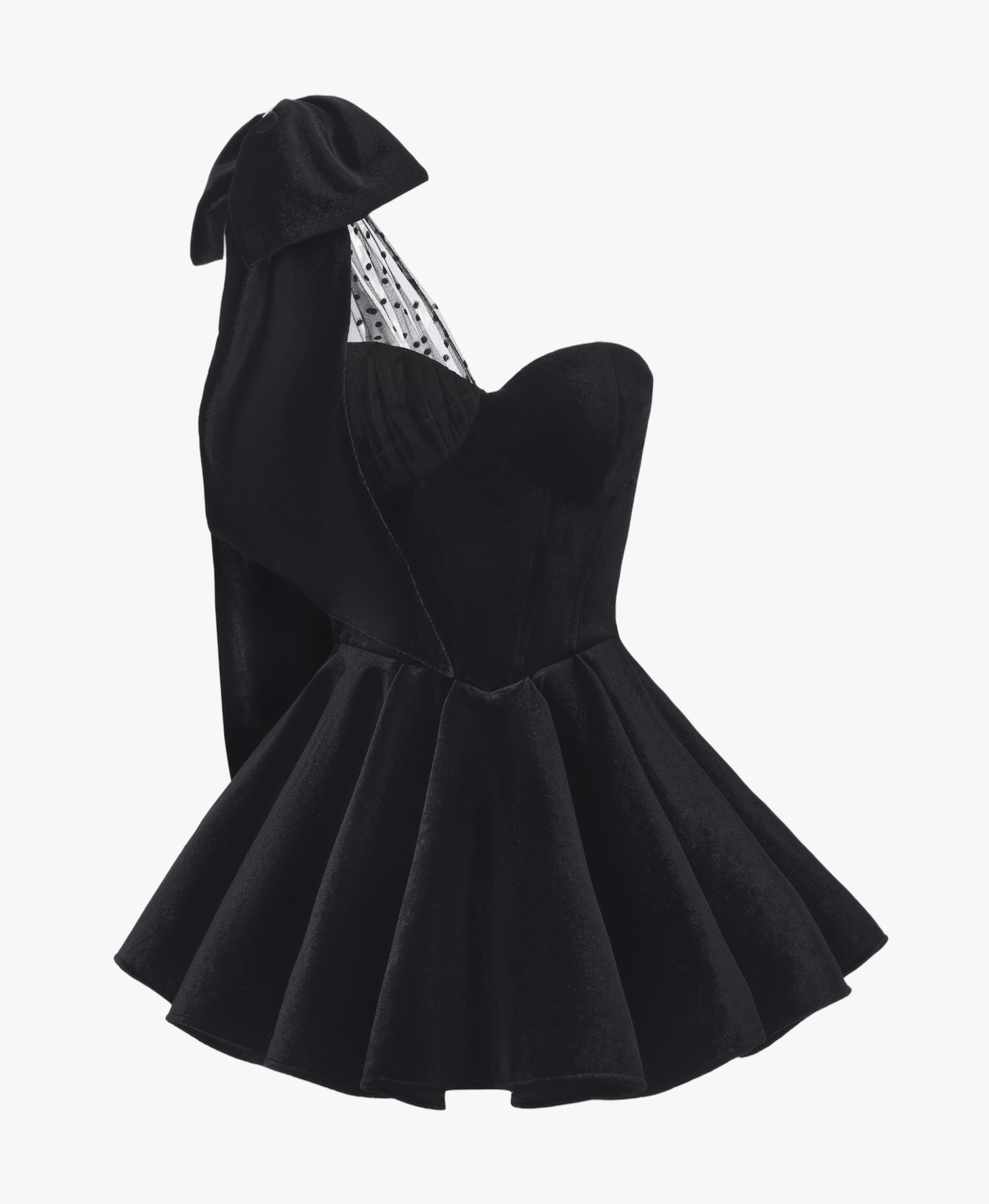 Zephina Velvet Mini Dress made by Nana Jacqueline