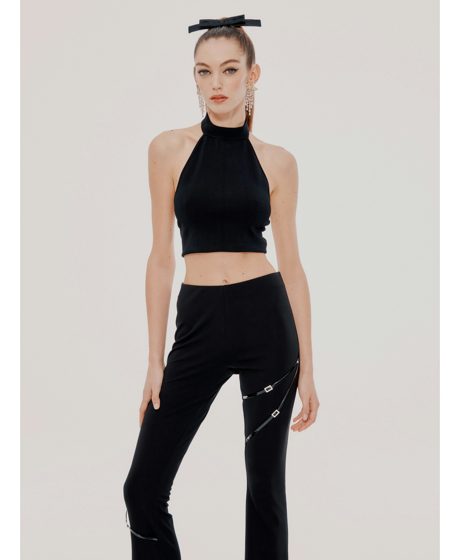 Black Brianah Top (Final Sale) in Black made by Nana Jacqueline