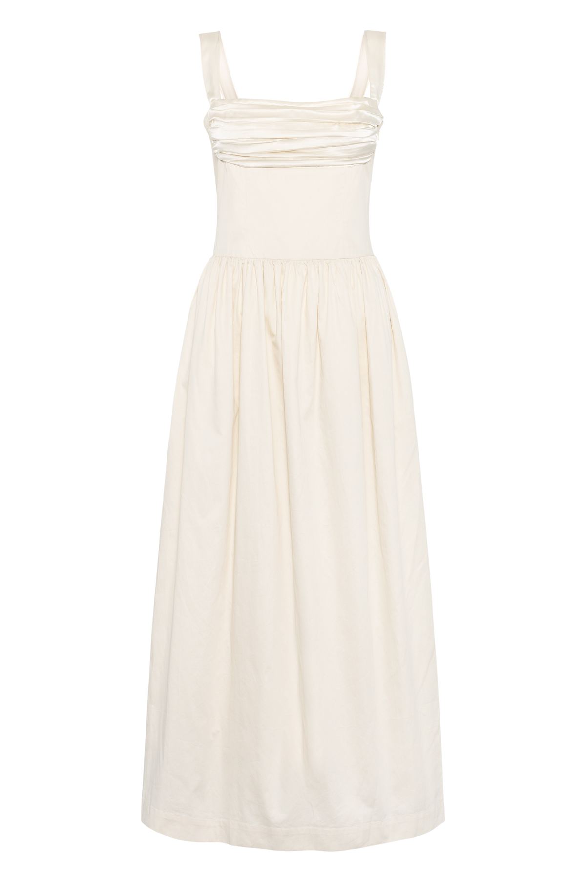 Murlong Cres Elin Maxi Dress Ivory In White