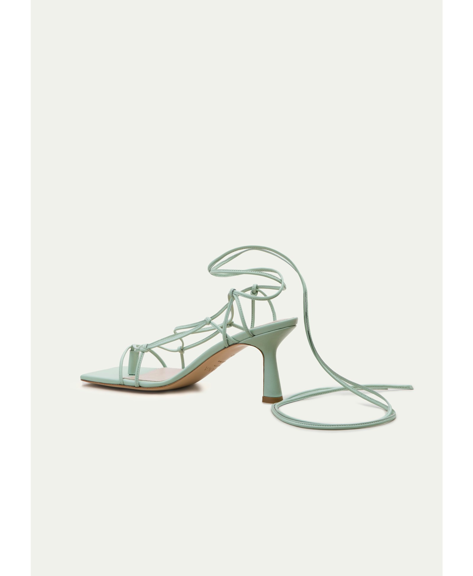 Gia Sandals in Green made by Miyana Berlin