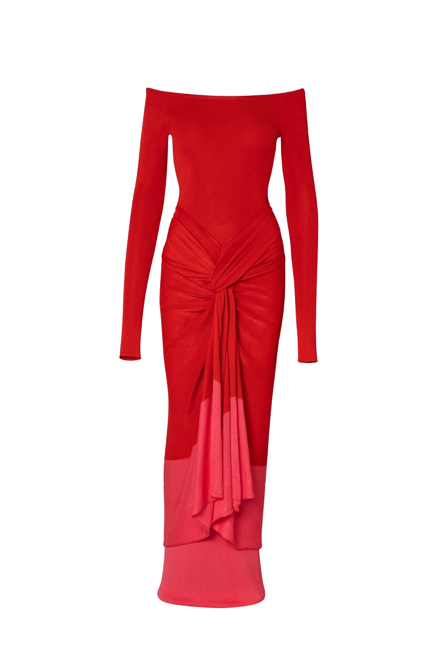 Baobab Amar Dress In Red