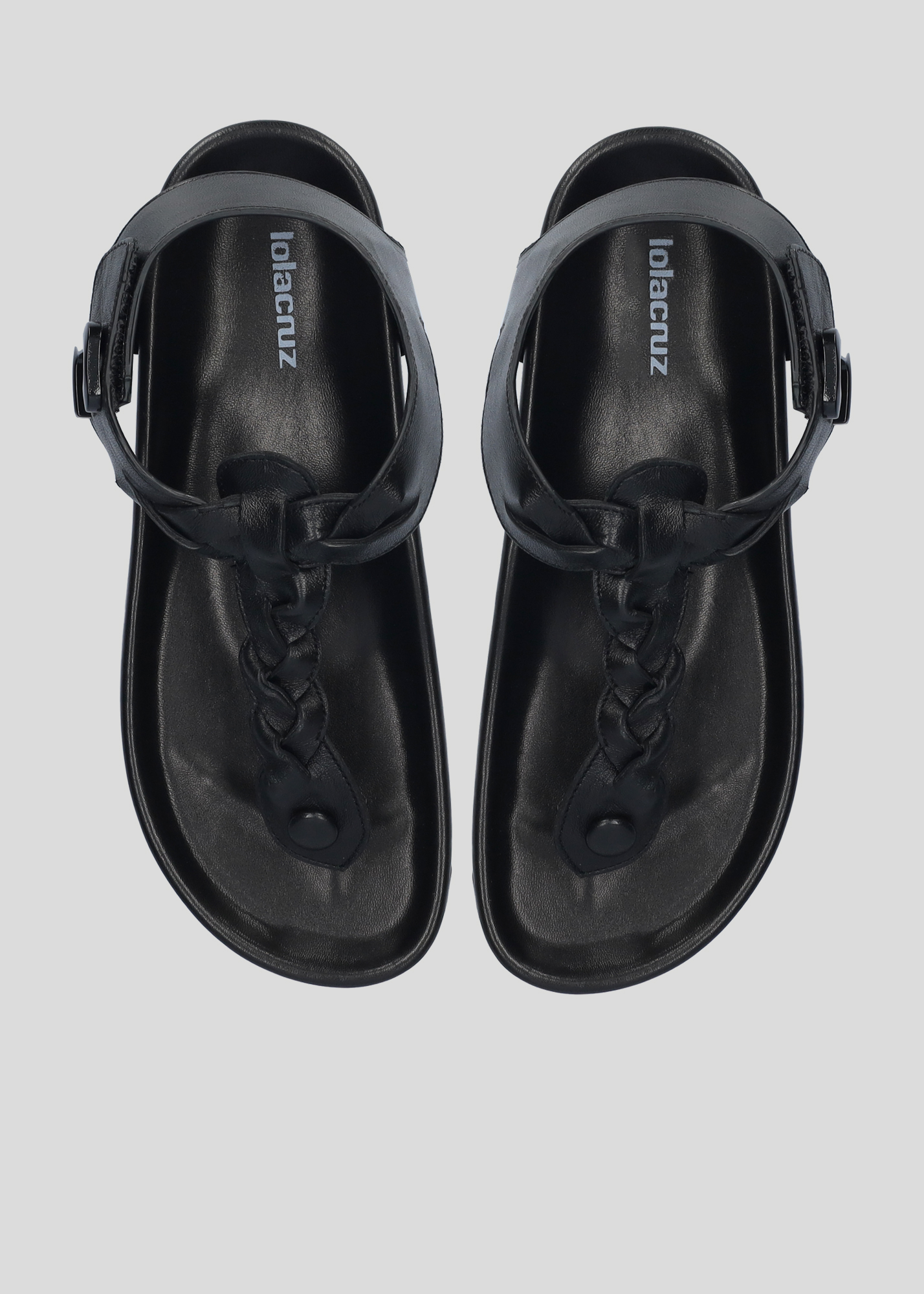Shop Lola Cruz Shoes Bria Sandal In Black