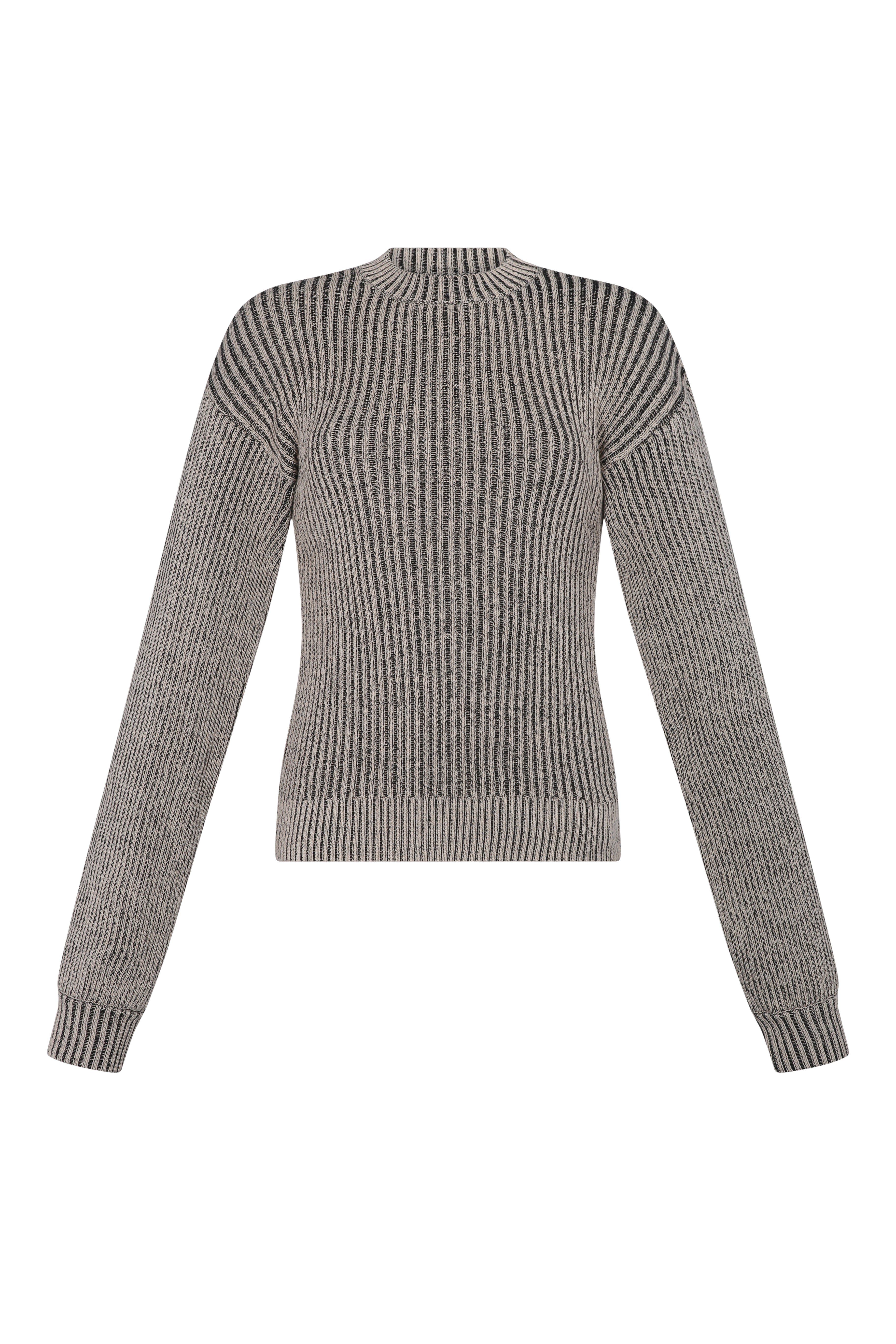 Peregrina Turritella Sweater Beige Brown In Gray