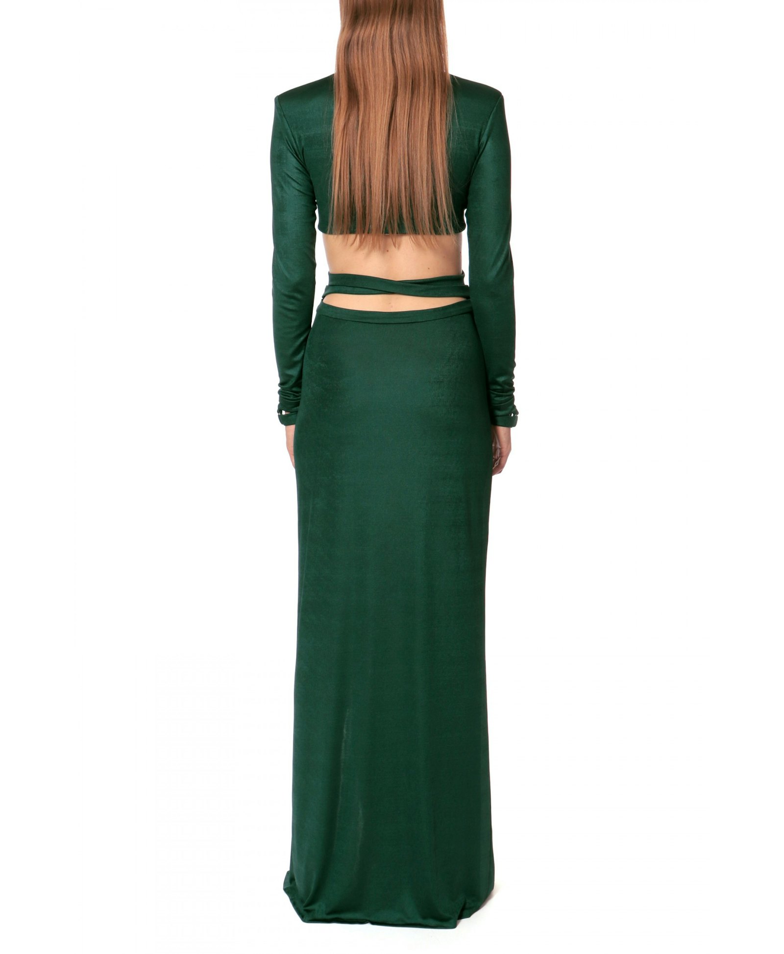 Dress Cassandra Deep Green made by HALEWSKI