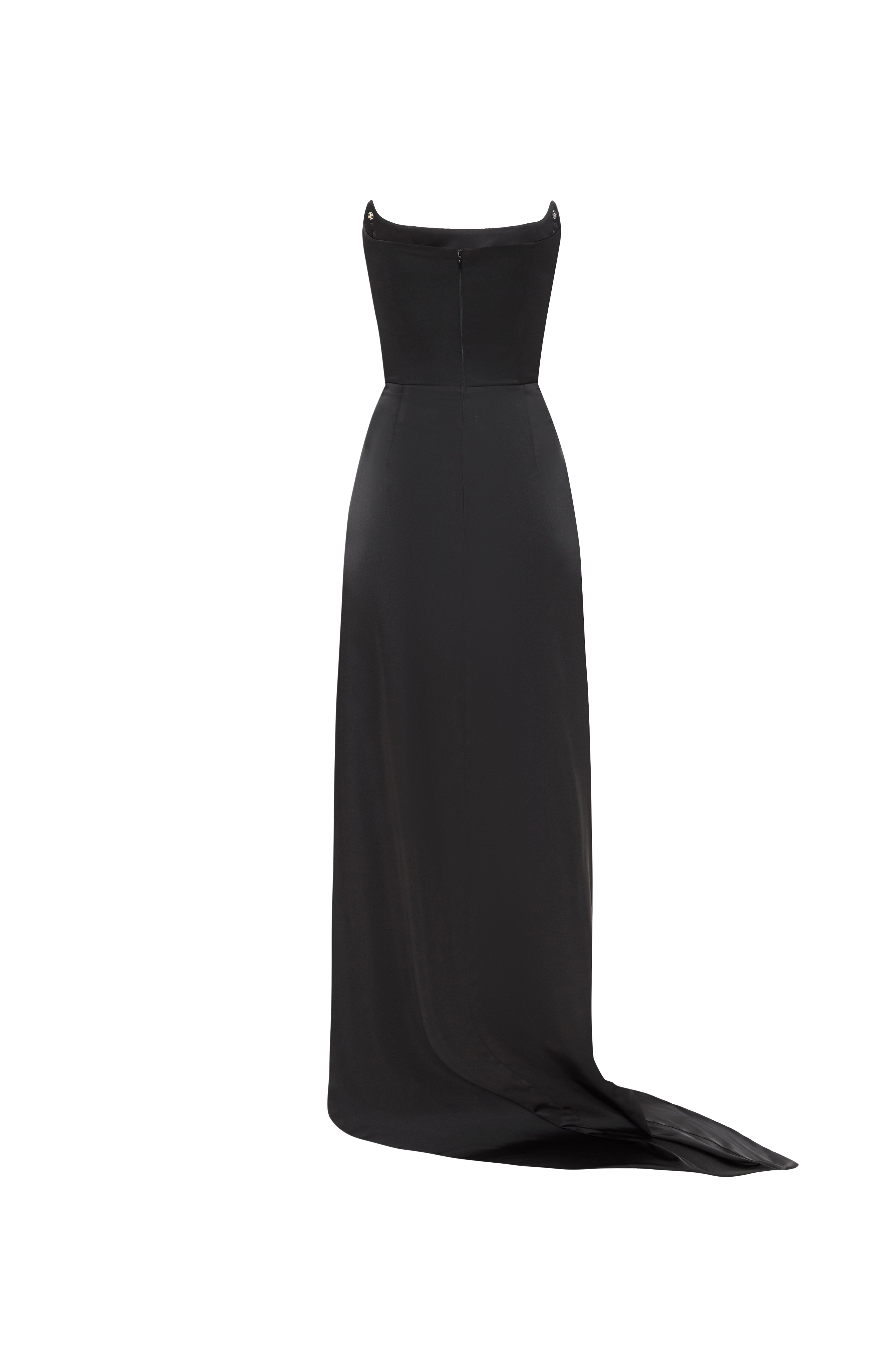 Shop Balykina Anastasia Maxi Dress Black