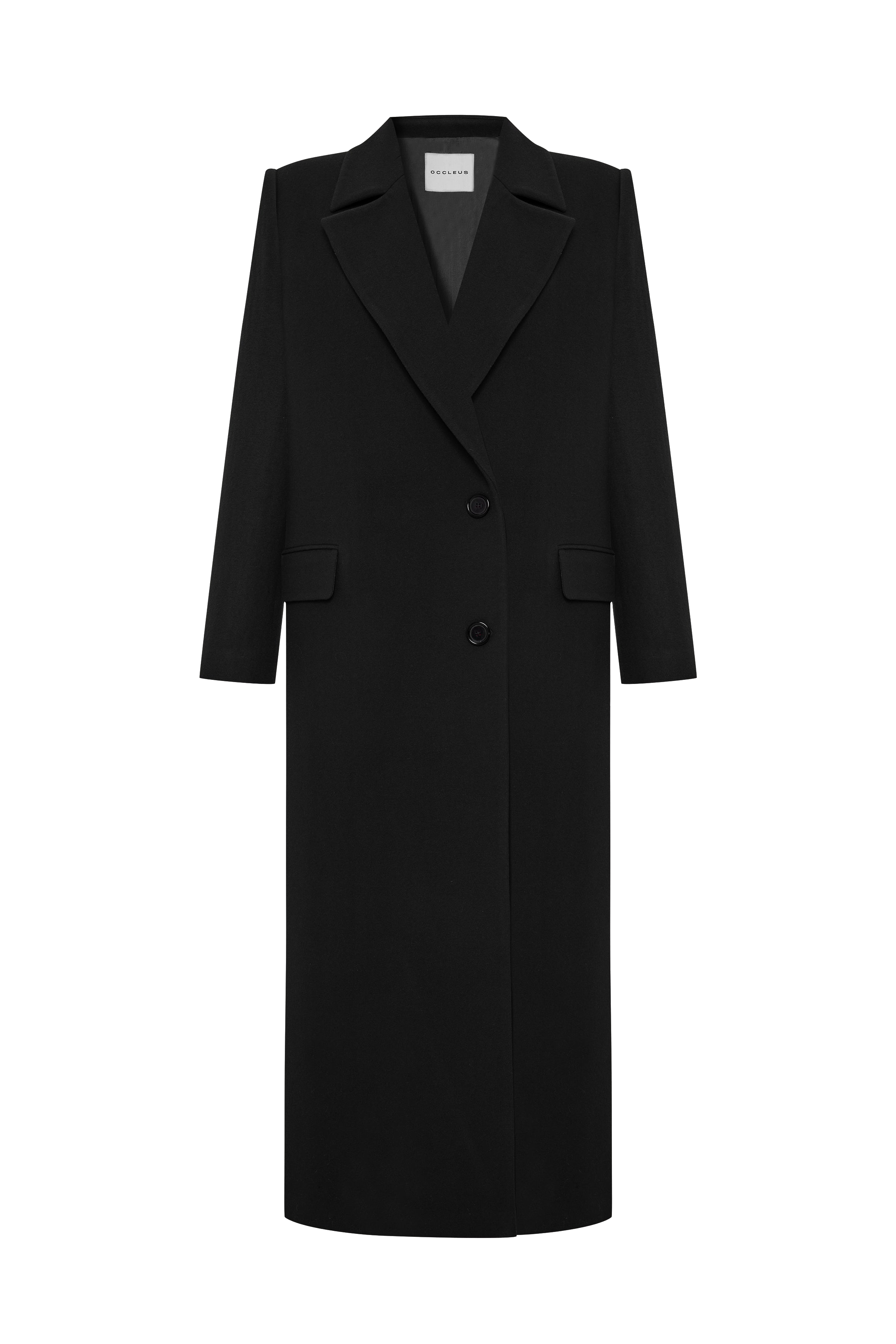 Shop Occleus Sasha Coat Black