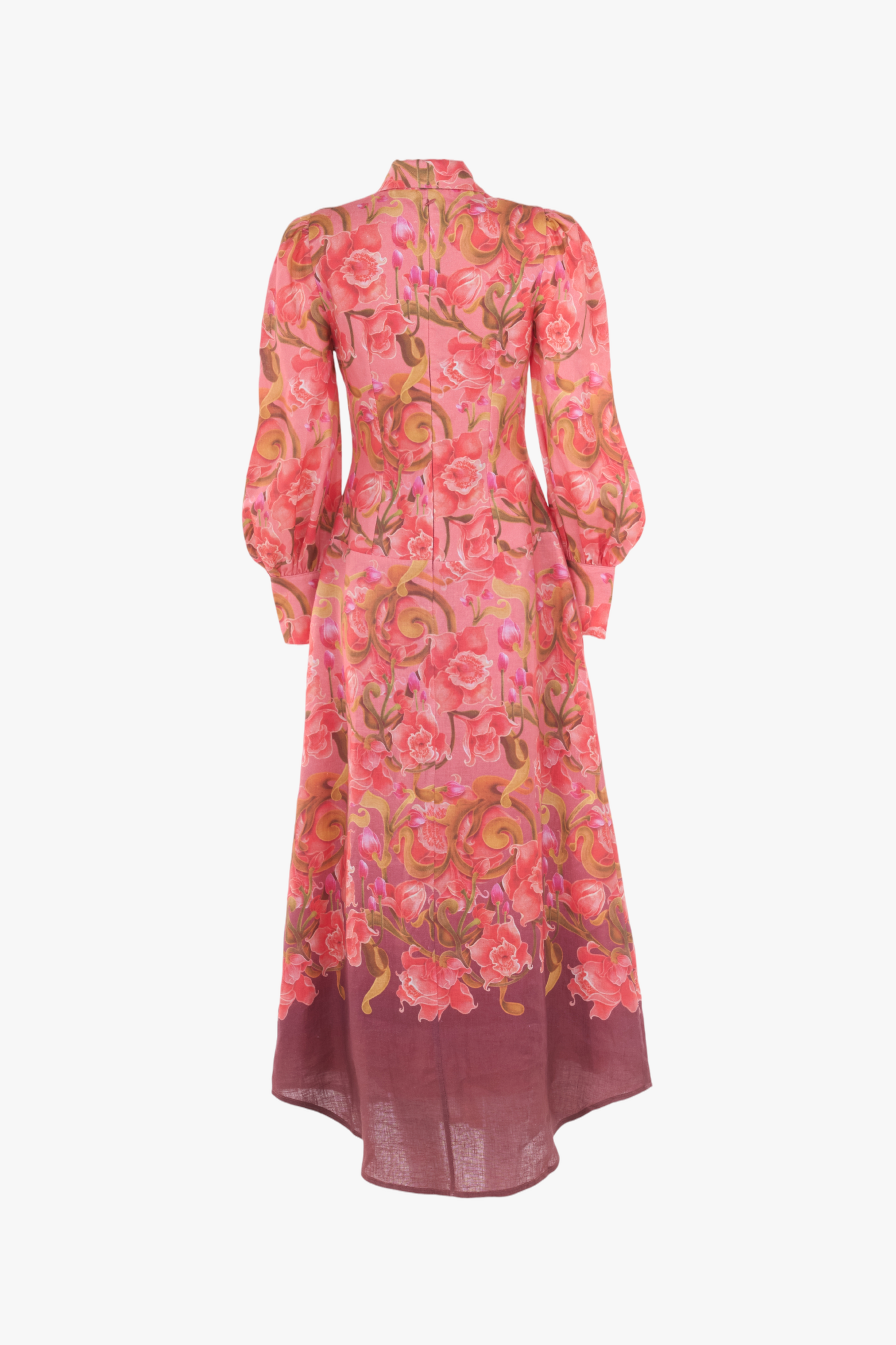 Justin Tong Willow Collared Maxi Dress