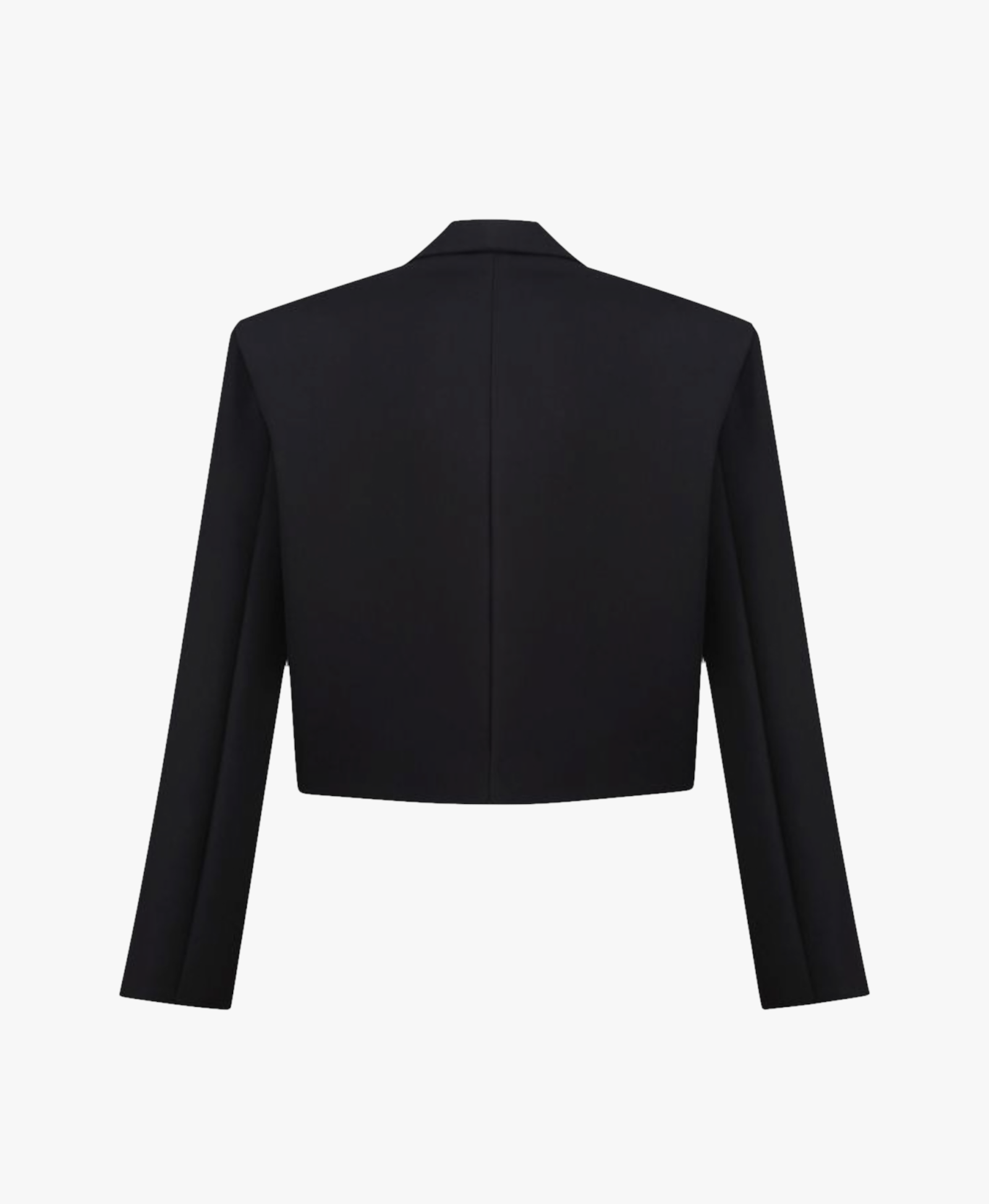 CROPPED OVERSIZED SPIRAL BLAZER in Black made by NUÉ