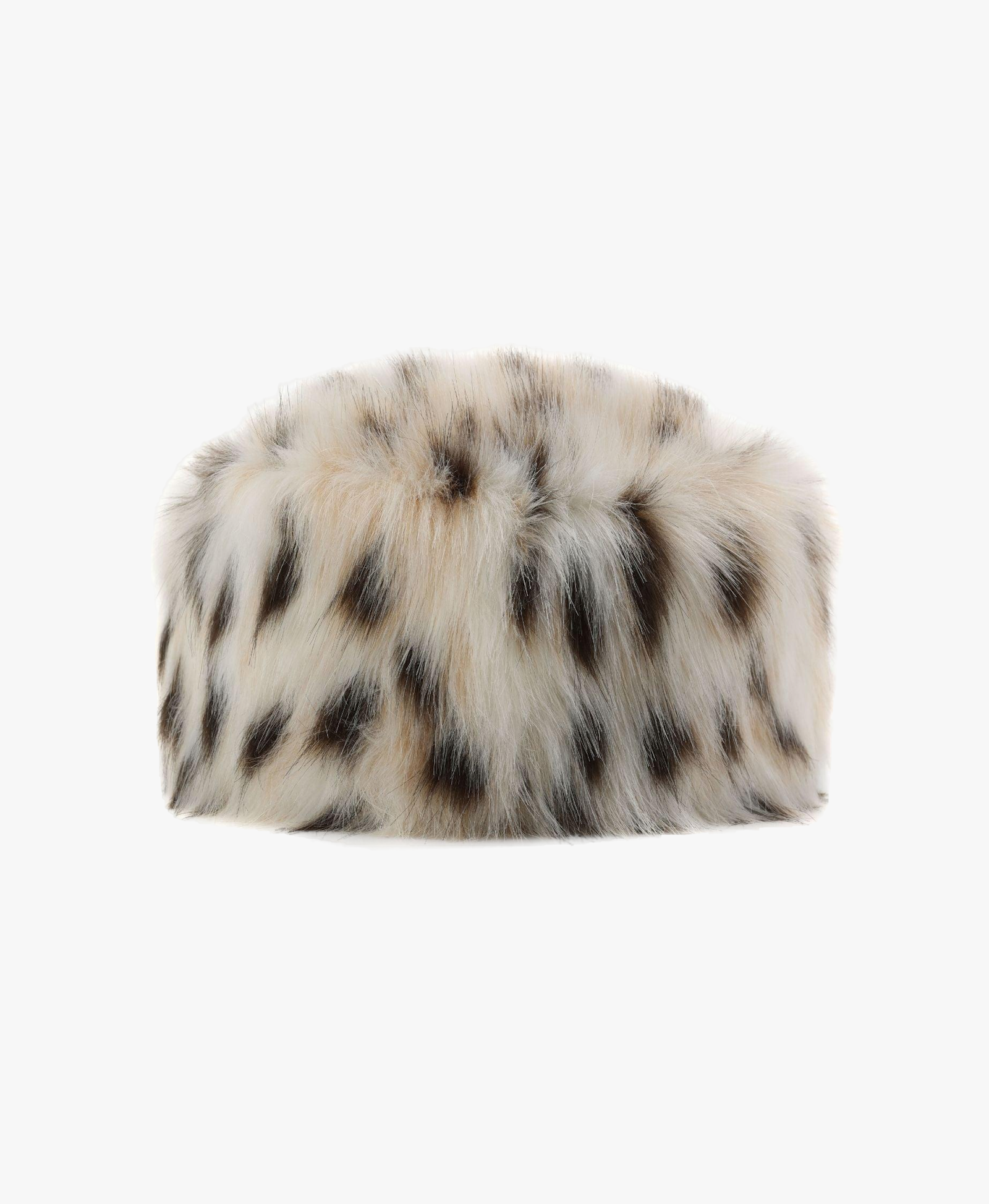 Adeline Fur Hat (Leopard) made by Nana Jacqueline