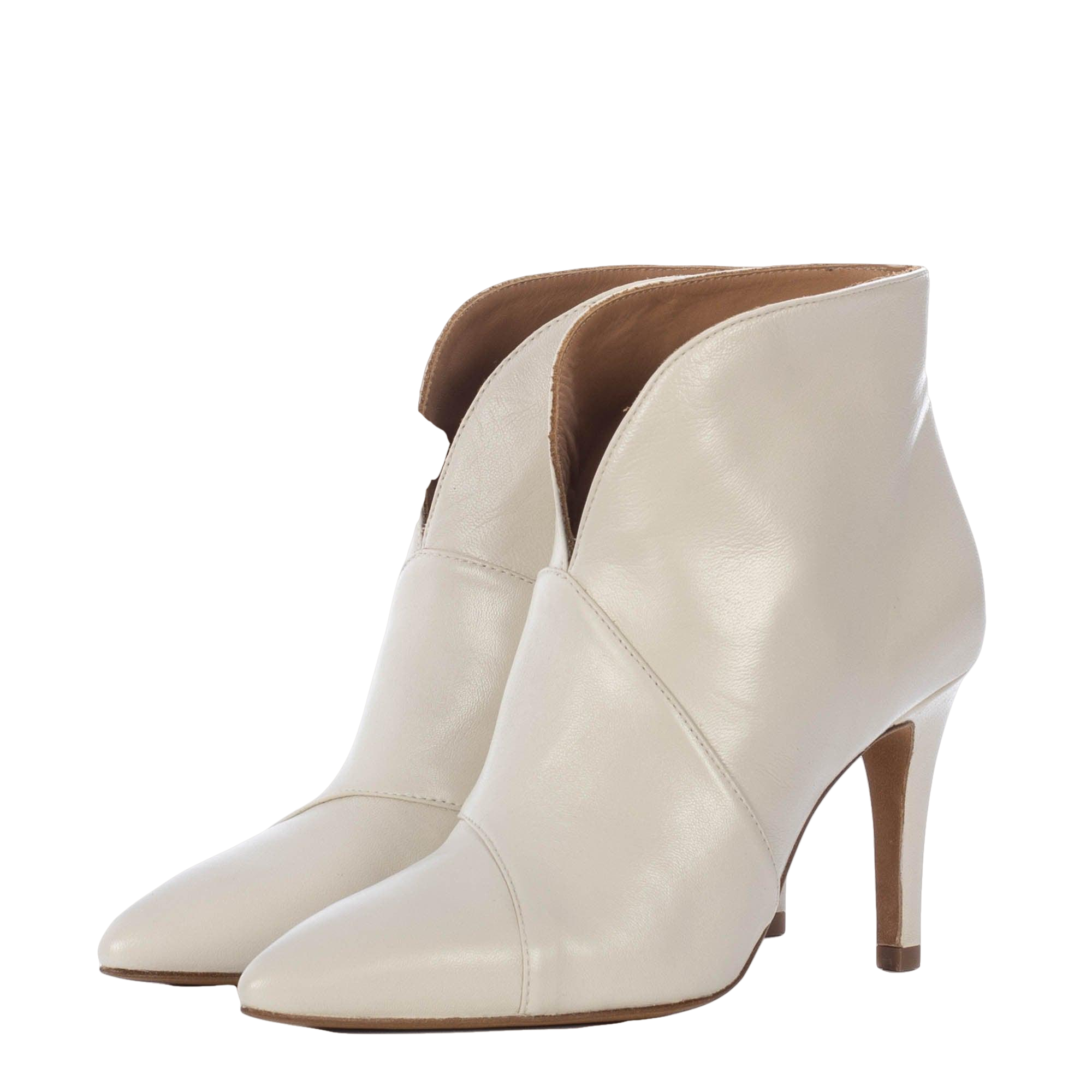 OFF-WHITE - Leather Ankle Boots