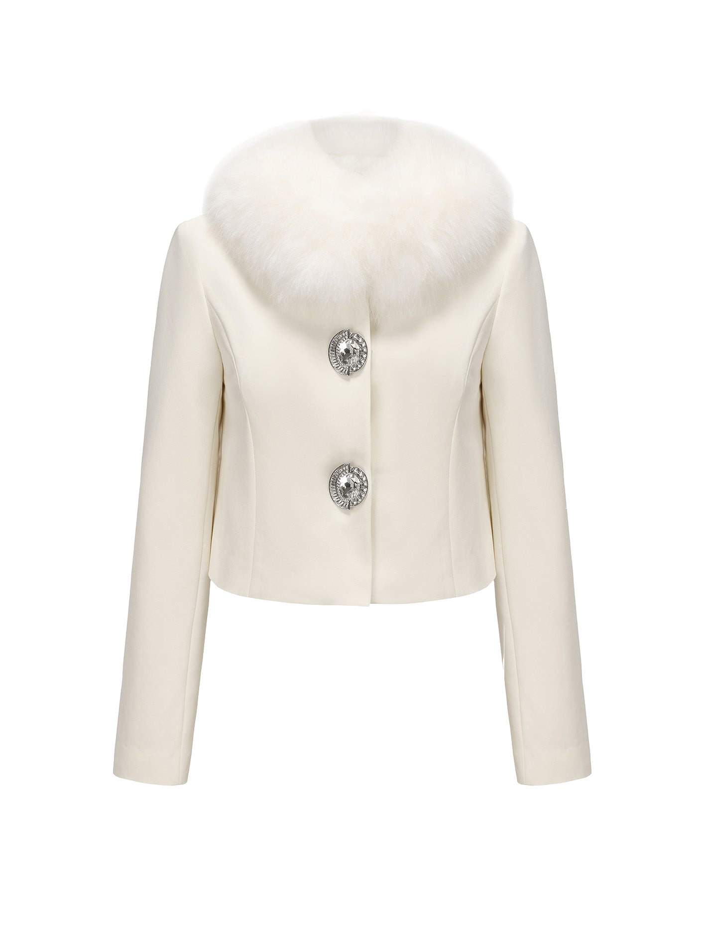 Shop Nana Jacqueline Claira Fur Collar (off White)