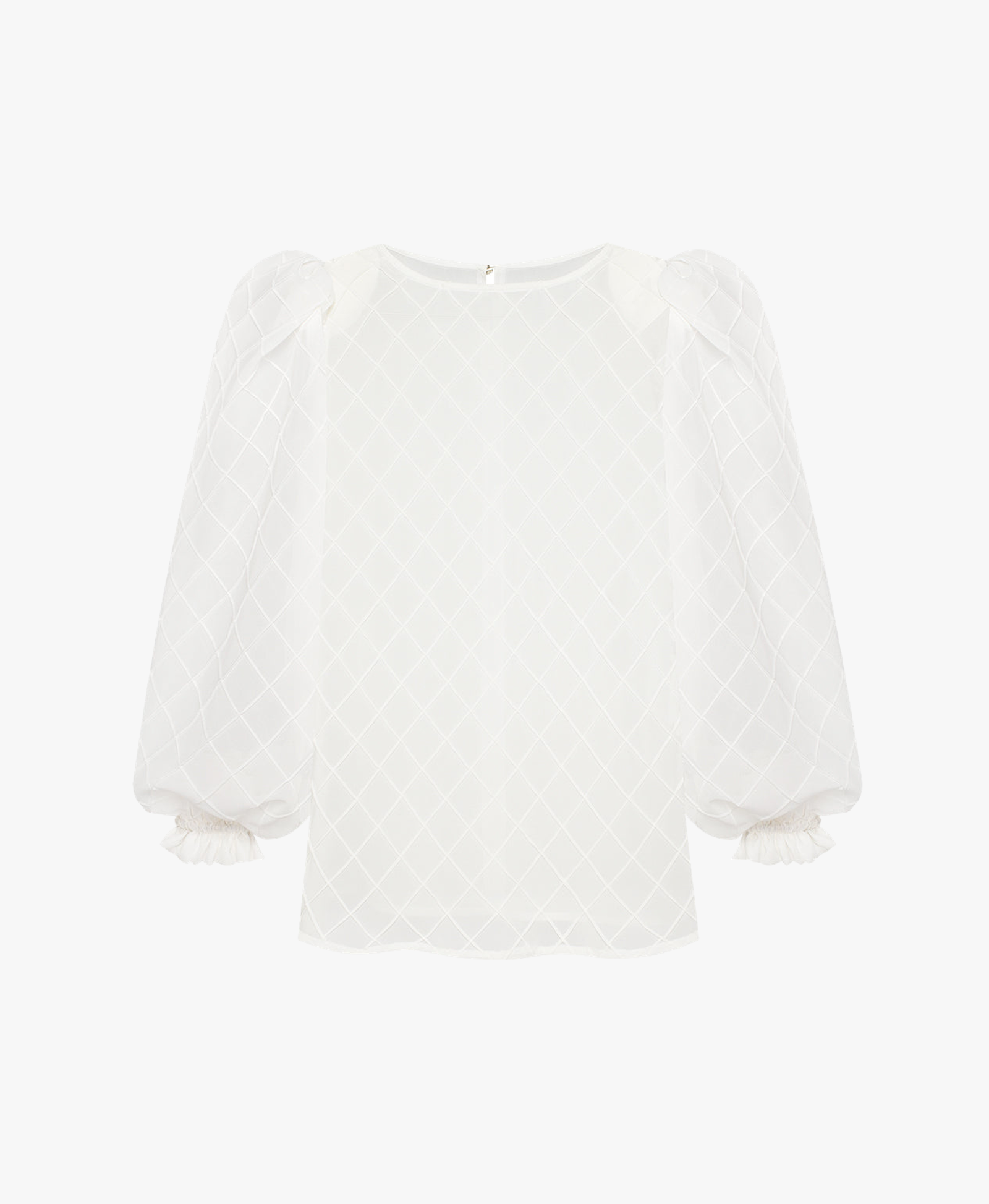 CHIFFON BLOUSE with decorations made by Guranda