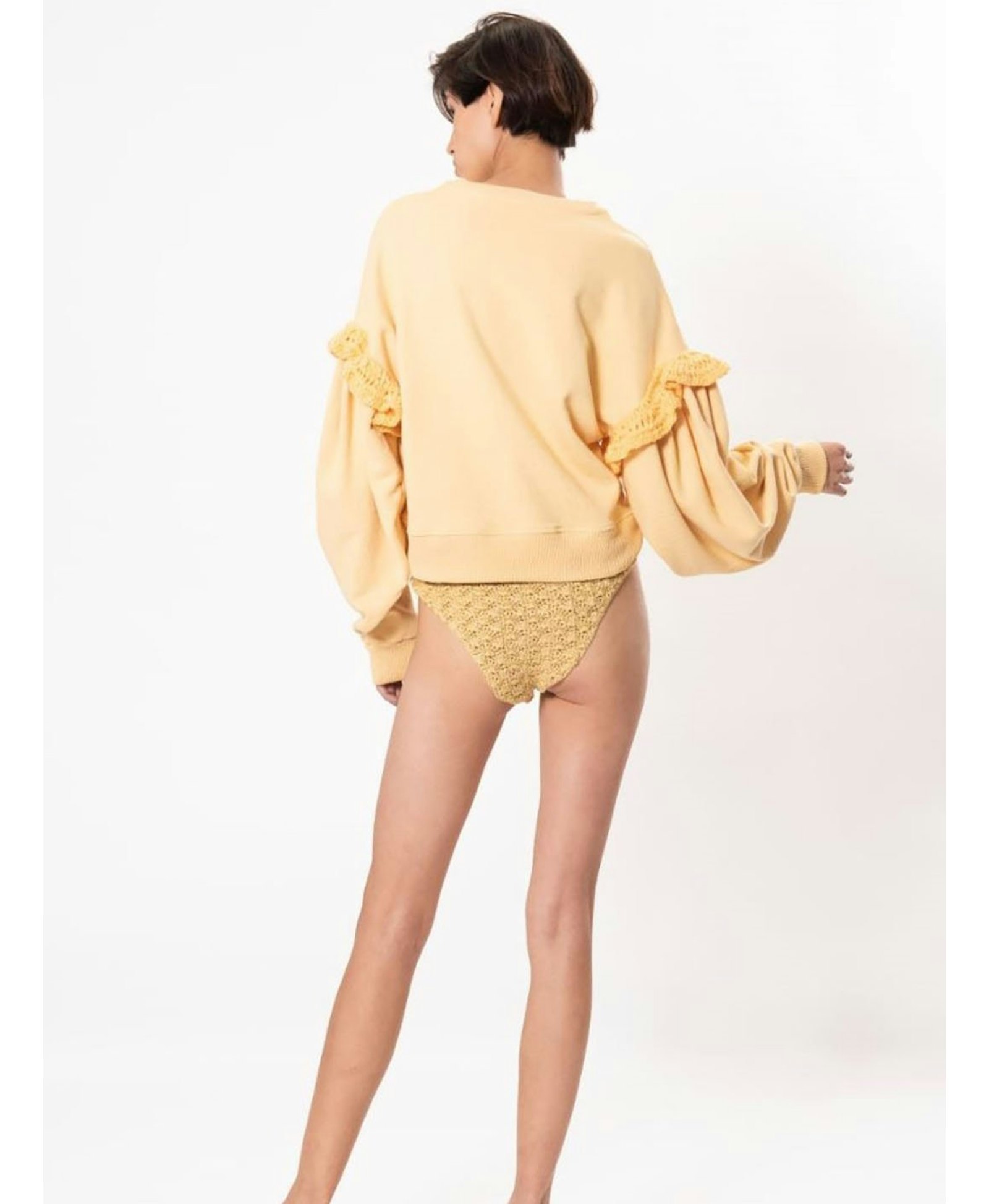 MICHELLE sweatshirt in Yellow made by AYNI