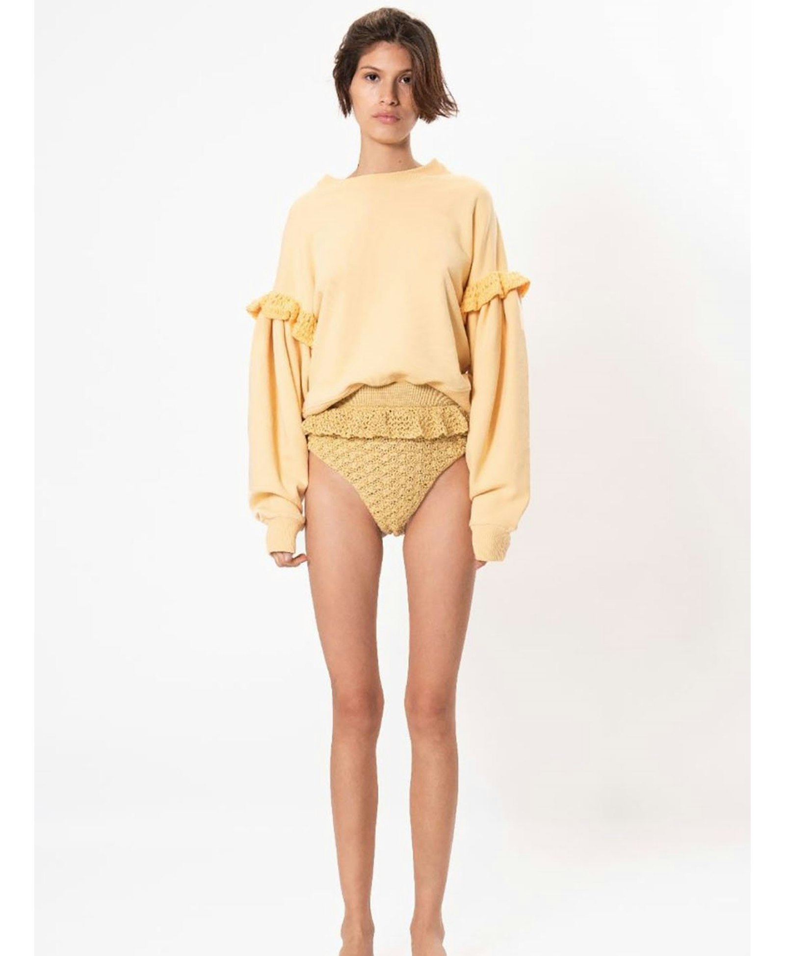 MICHELLE sweatshirt in Yellow made by AYNI