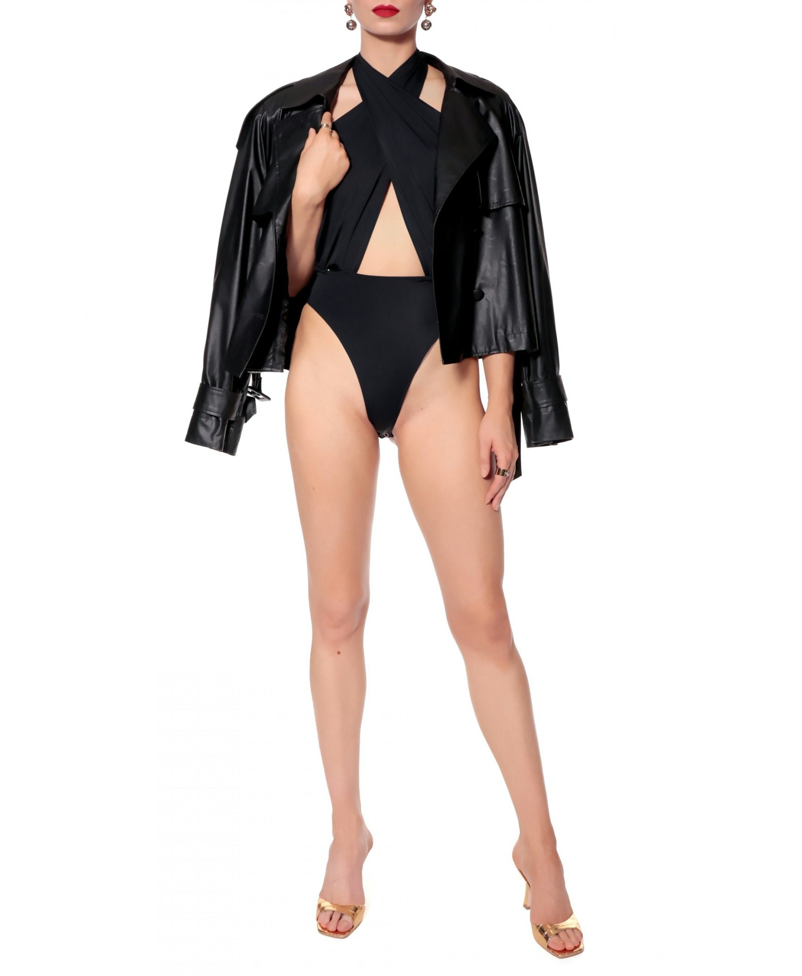 Body Suit Liv Black made by HALEWSKI