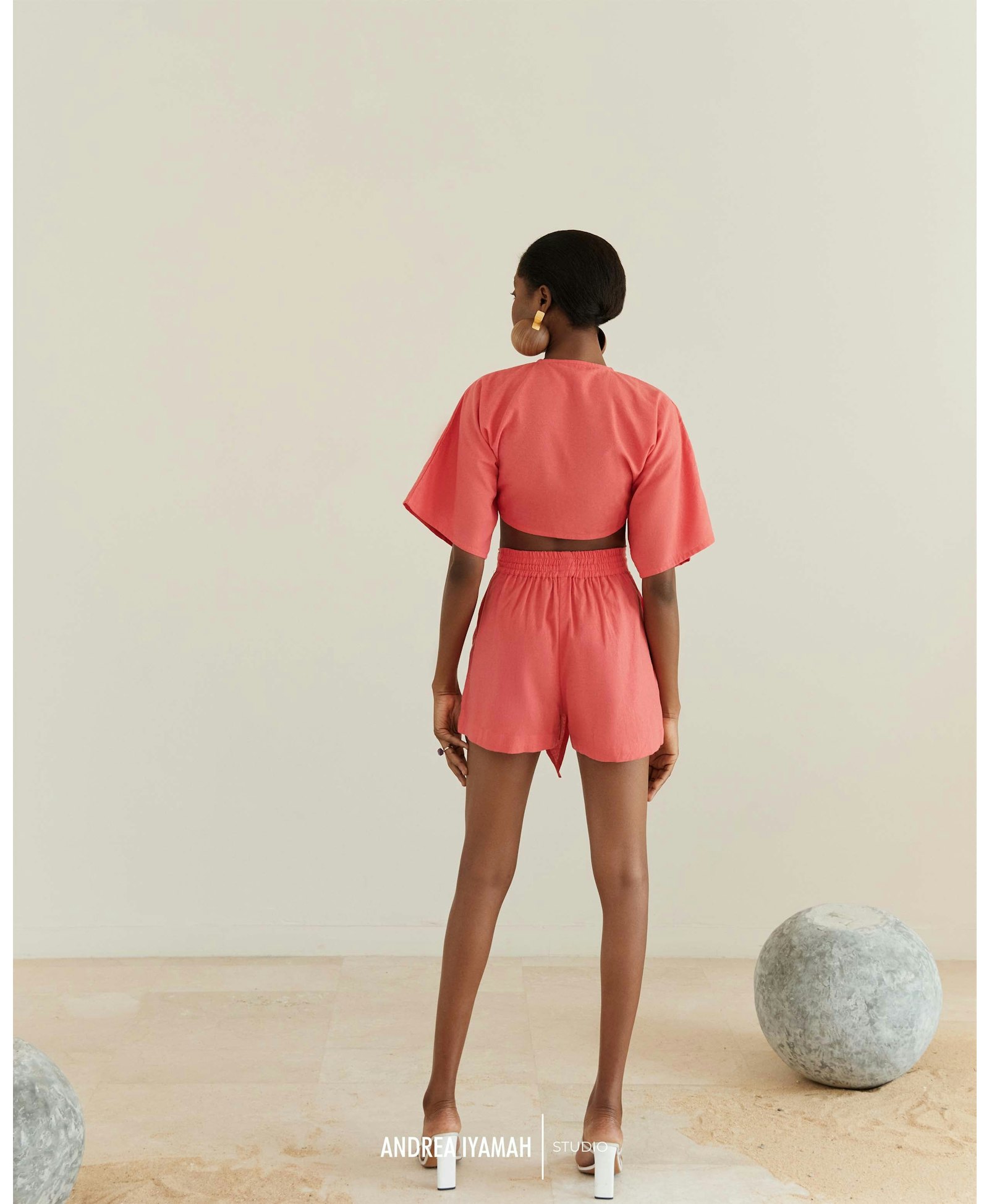 ETI CORAL SHORTS made by Andrea Iyamah