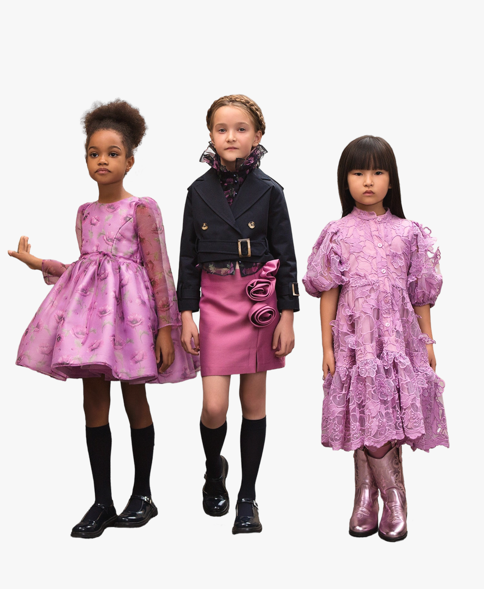 Floral Lace Girls Dress made by Mama Luma