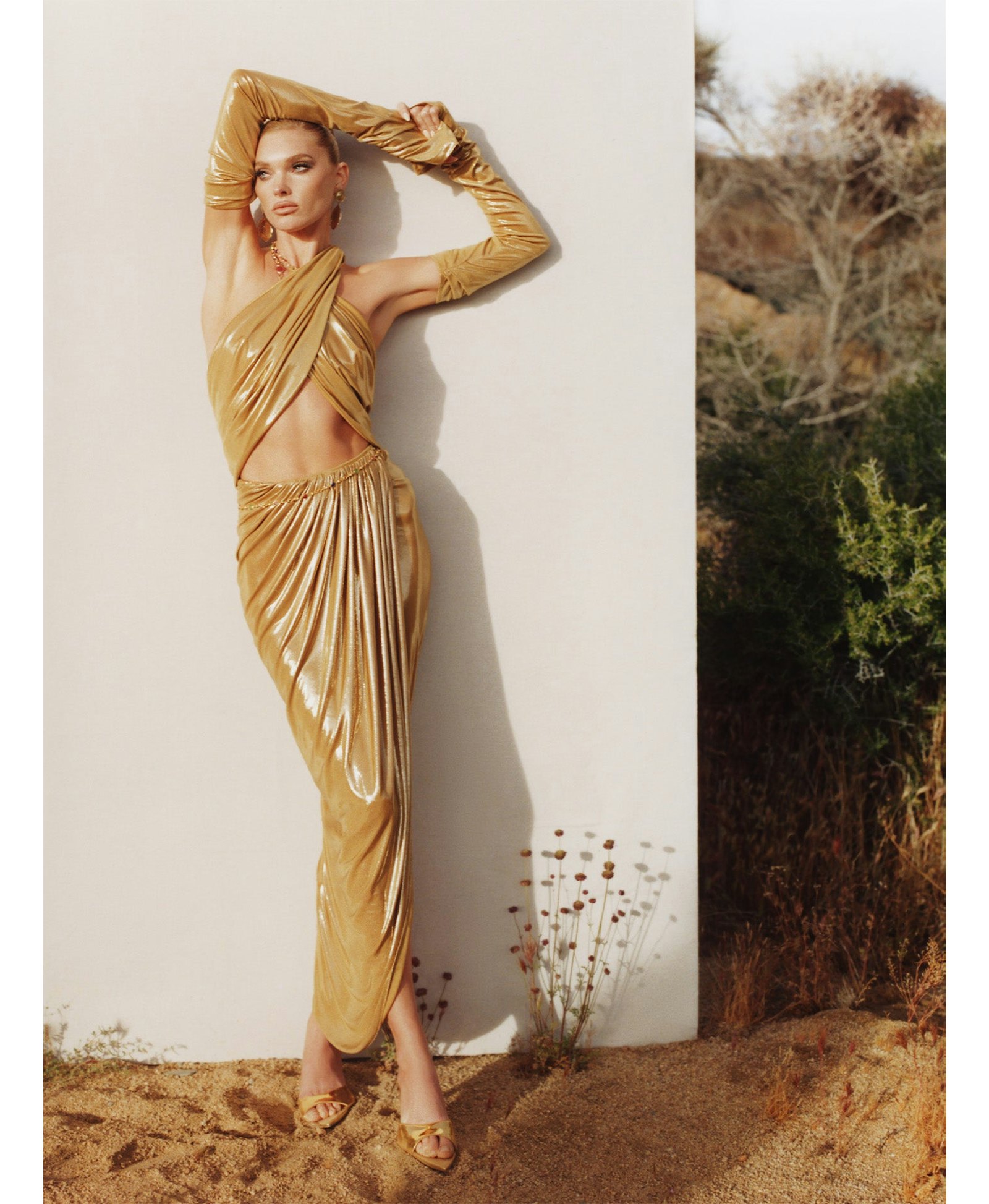 Amina Top (Gold) made by Nana Jacqueline