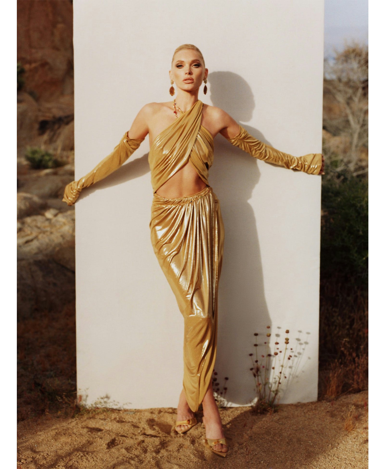 Amina Top (Gold) made by Nana Jacqueline