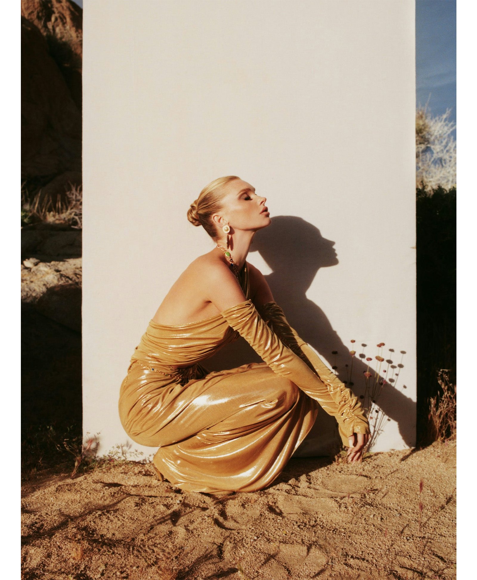 Amina Top (Gold) made by Nana Jacqueline