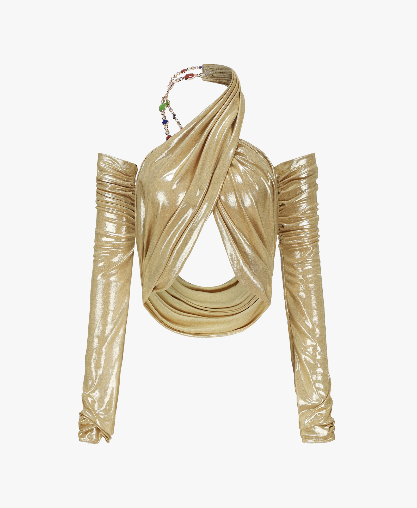 Amina Top (Gold) made by Nana Jacqueline