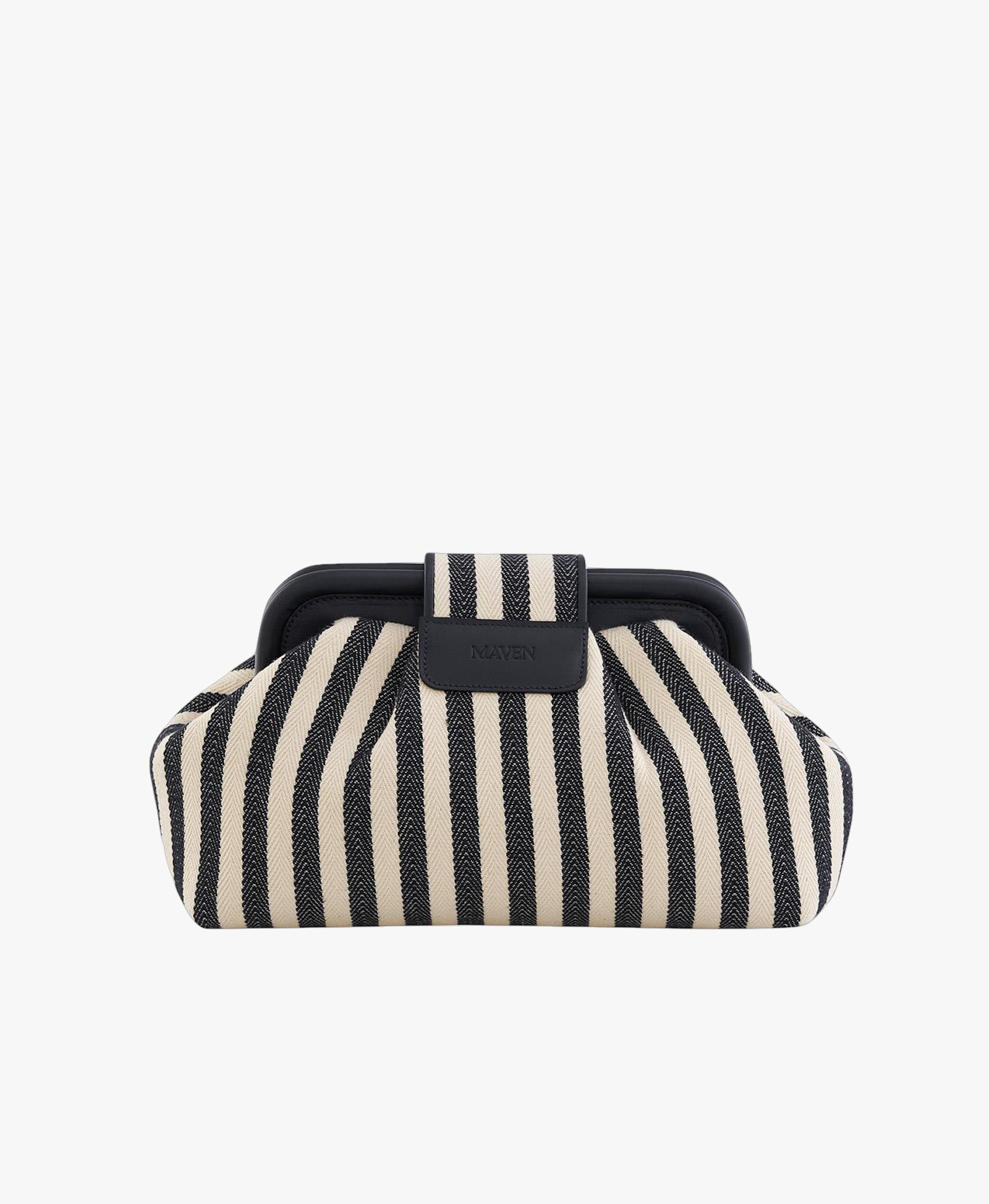 Rosa Navy in Black made by Maven Bag