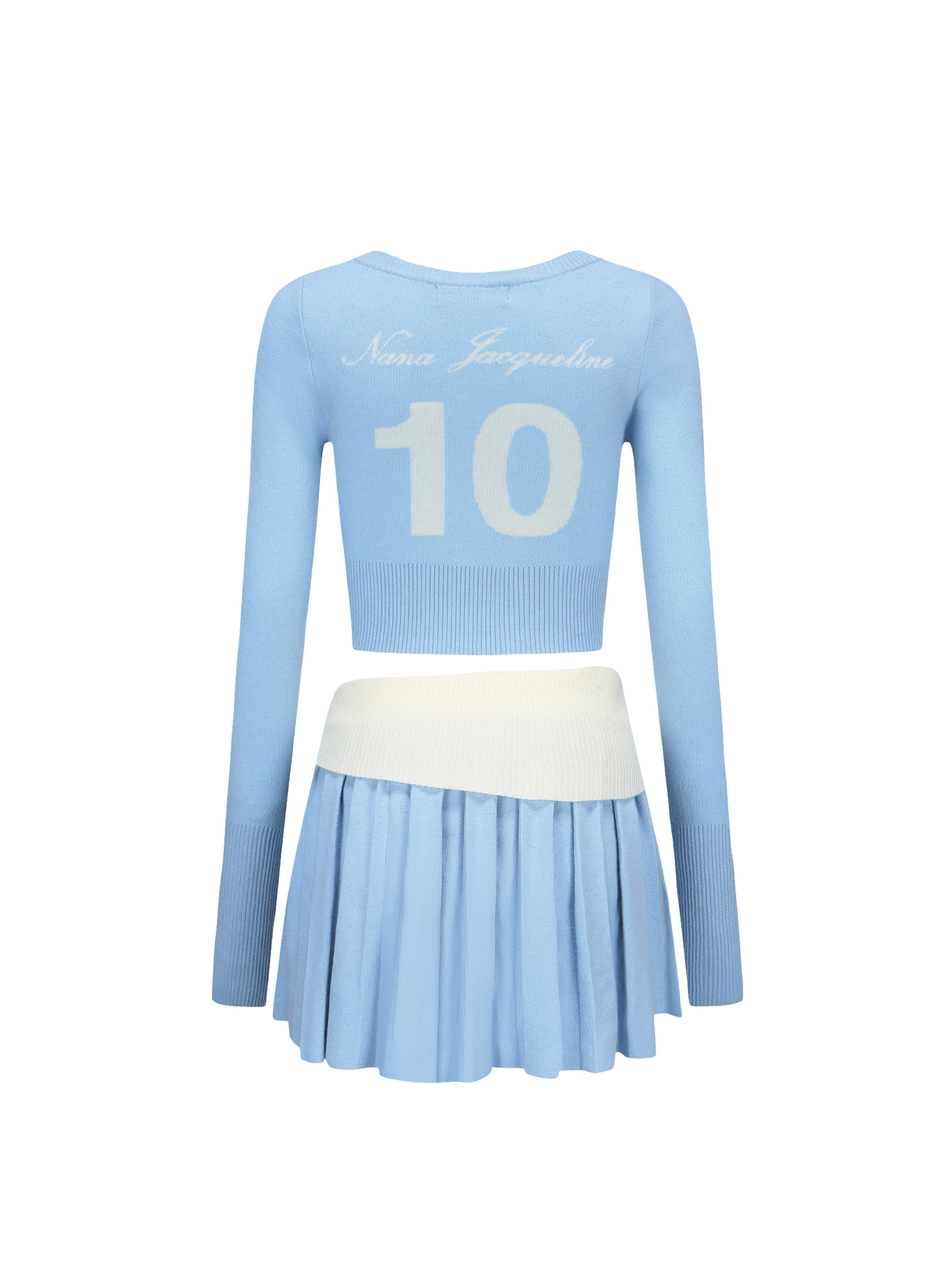 Ella Knit Set (Blue) (Final Sale) in Blue made by Nana Jacqueline