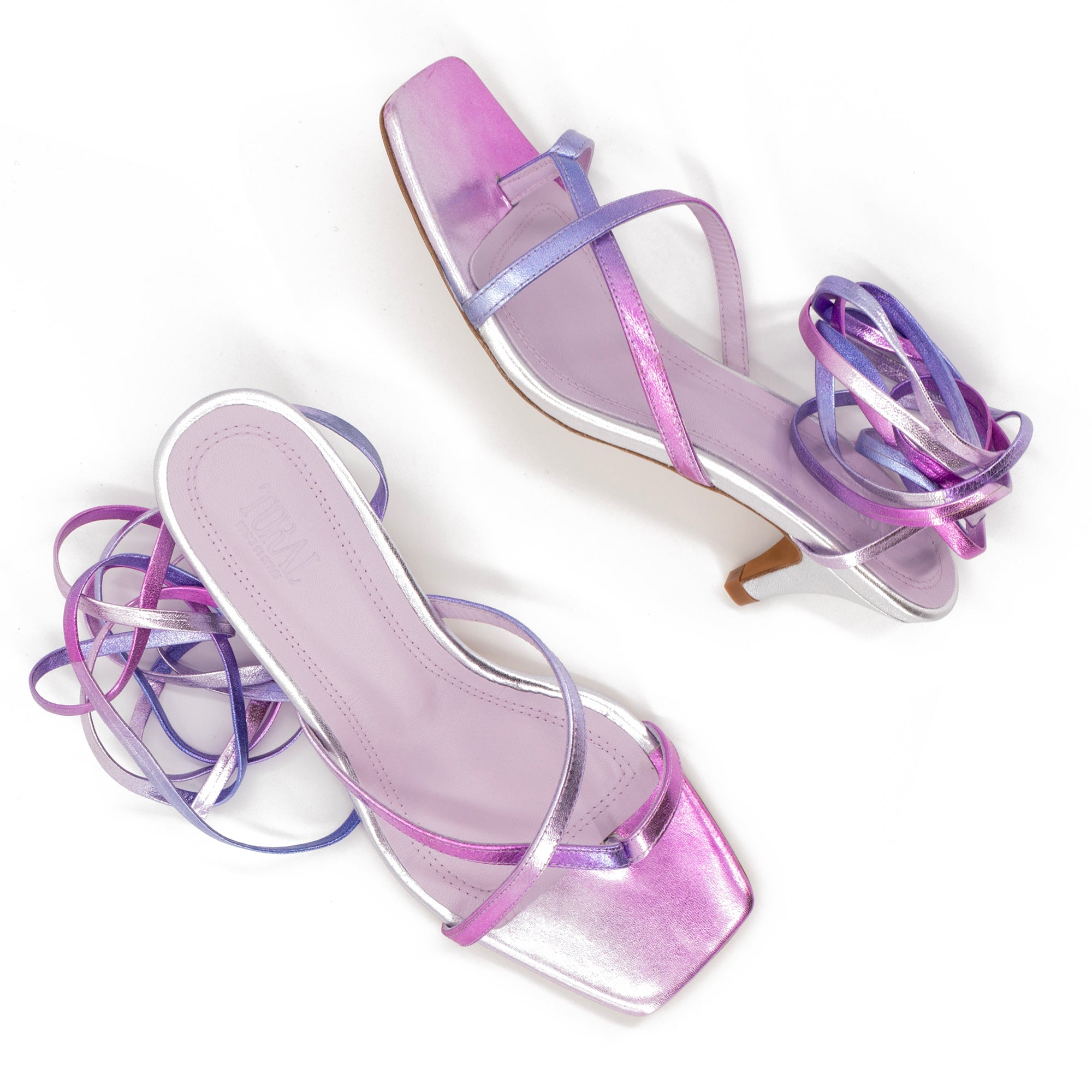 Shop Toral Mauve Sandals In Purple