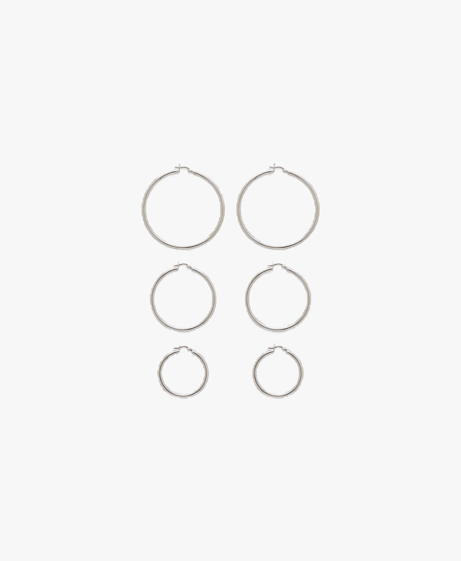 SIMP HOOP MEDIUM SILVER made by ENNUI