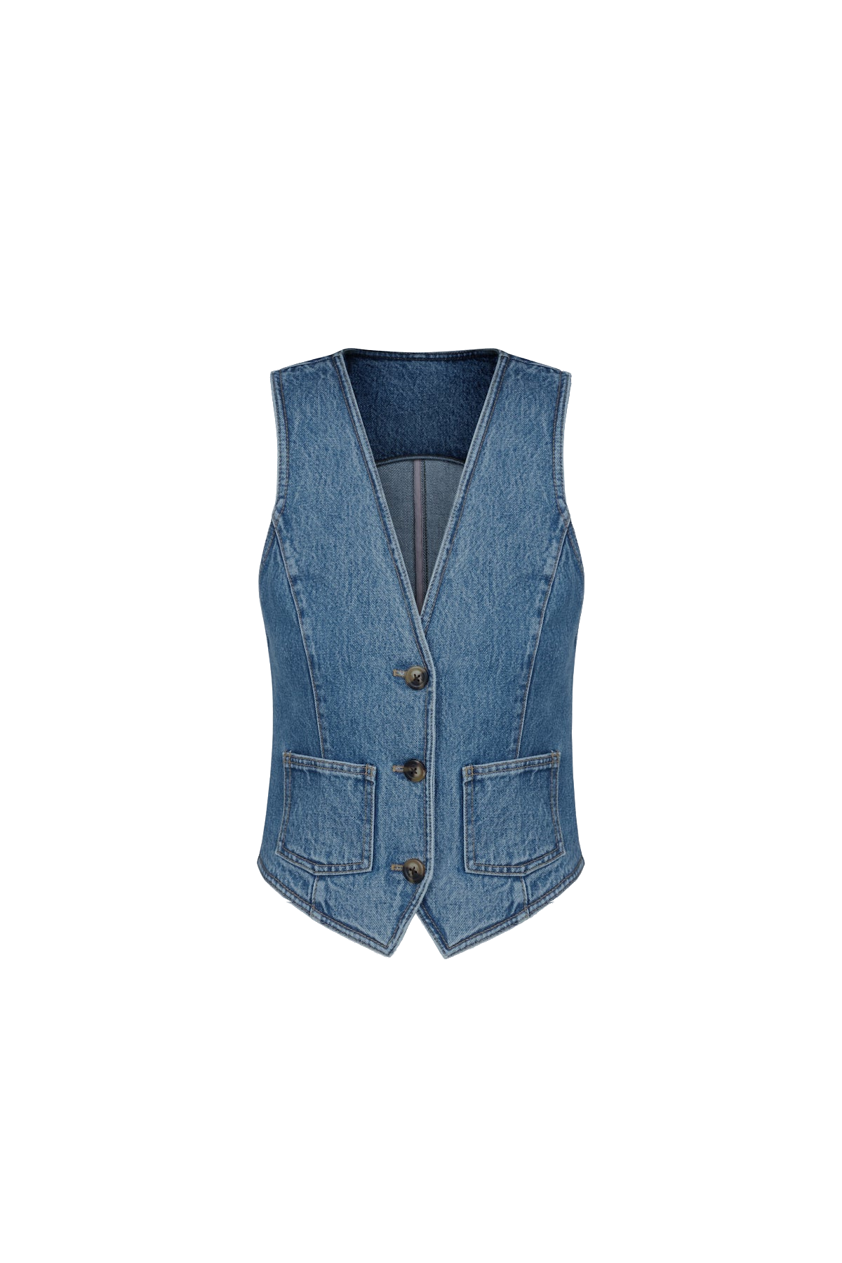 Shop Occleus Palmer Vest In Blue