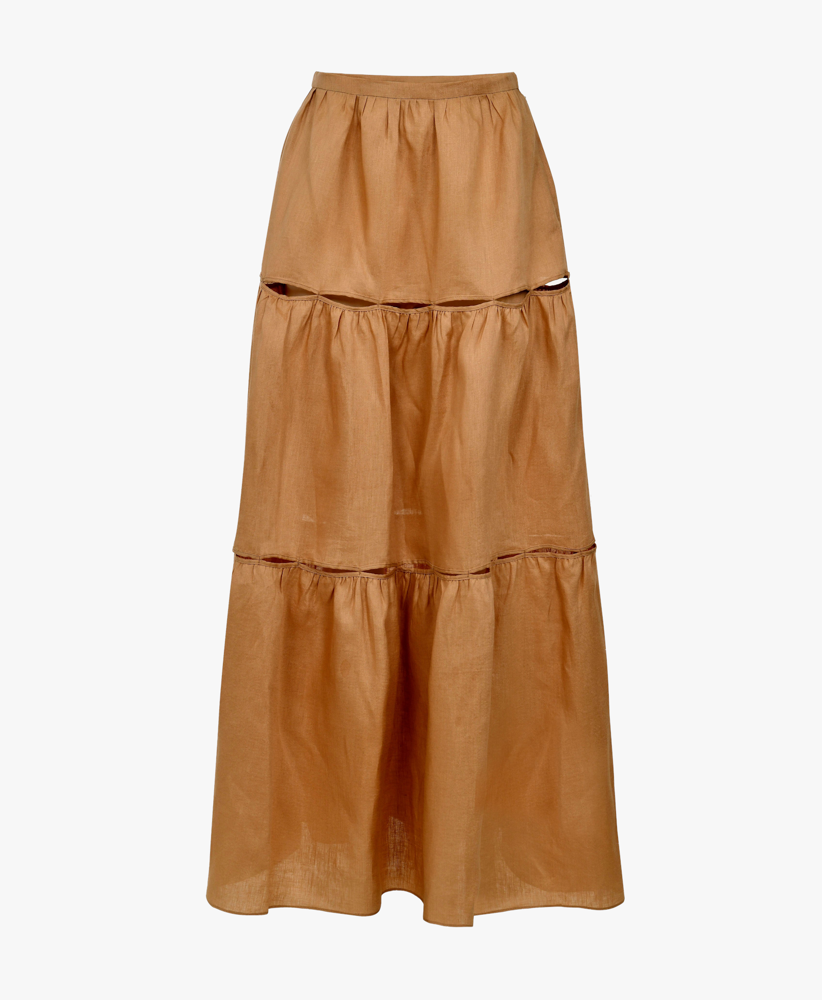 Campesina 100% Linen Skirt - Miel made by Francesca Miranda