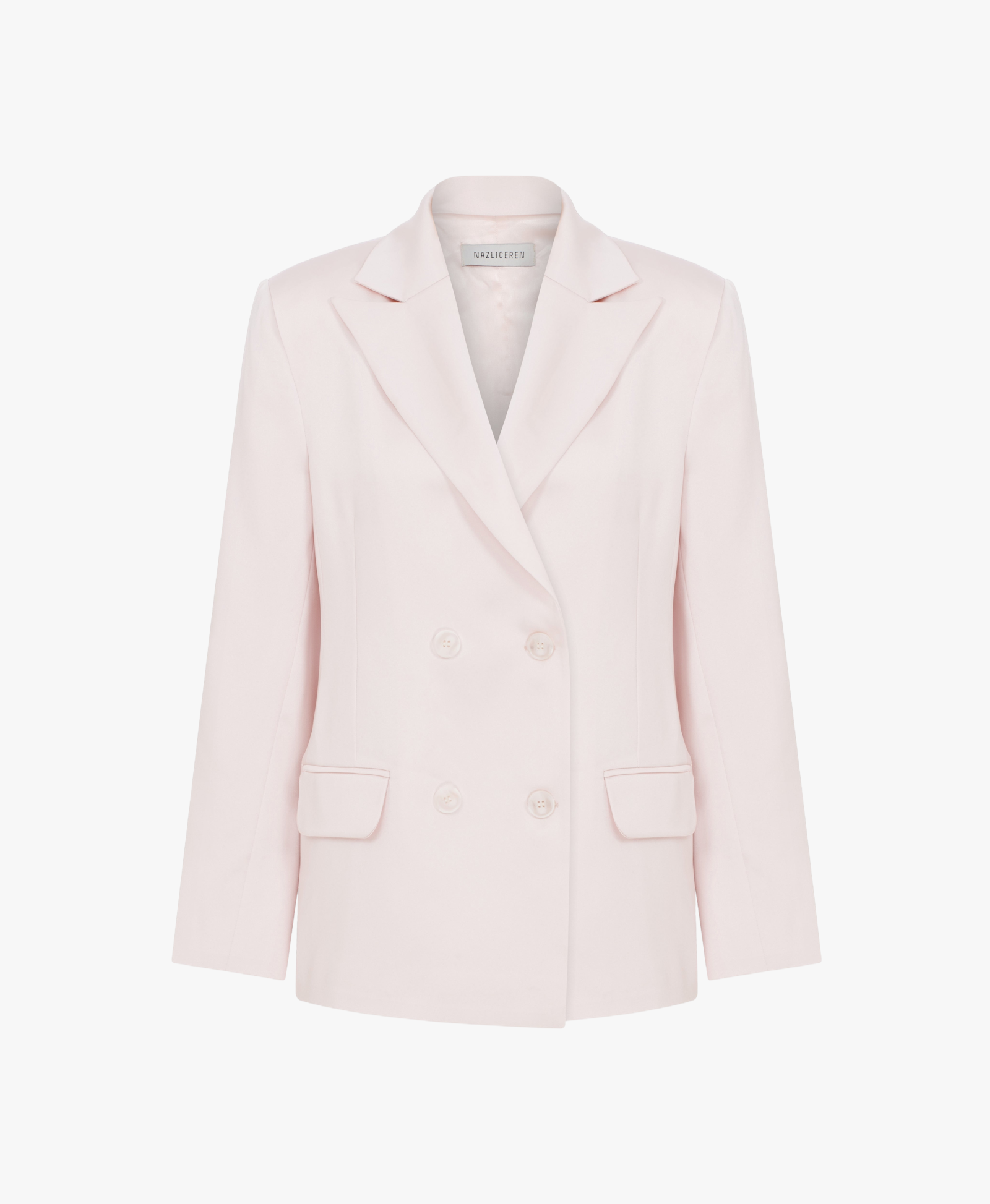 Elodie Blazer In Cloud Pink made by Nazli Ceren
