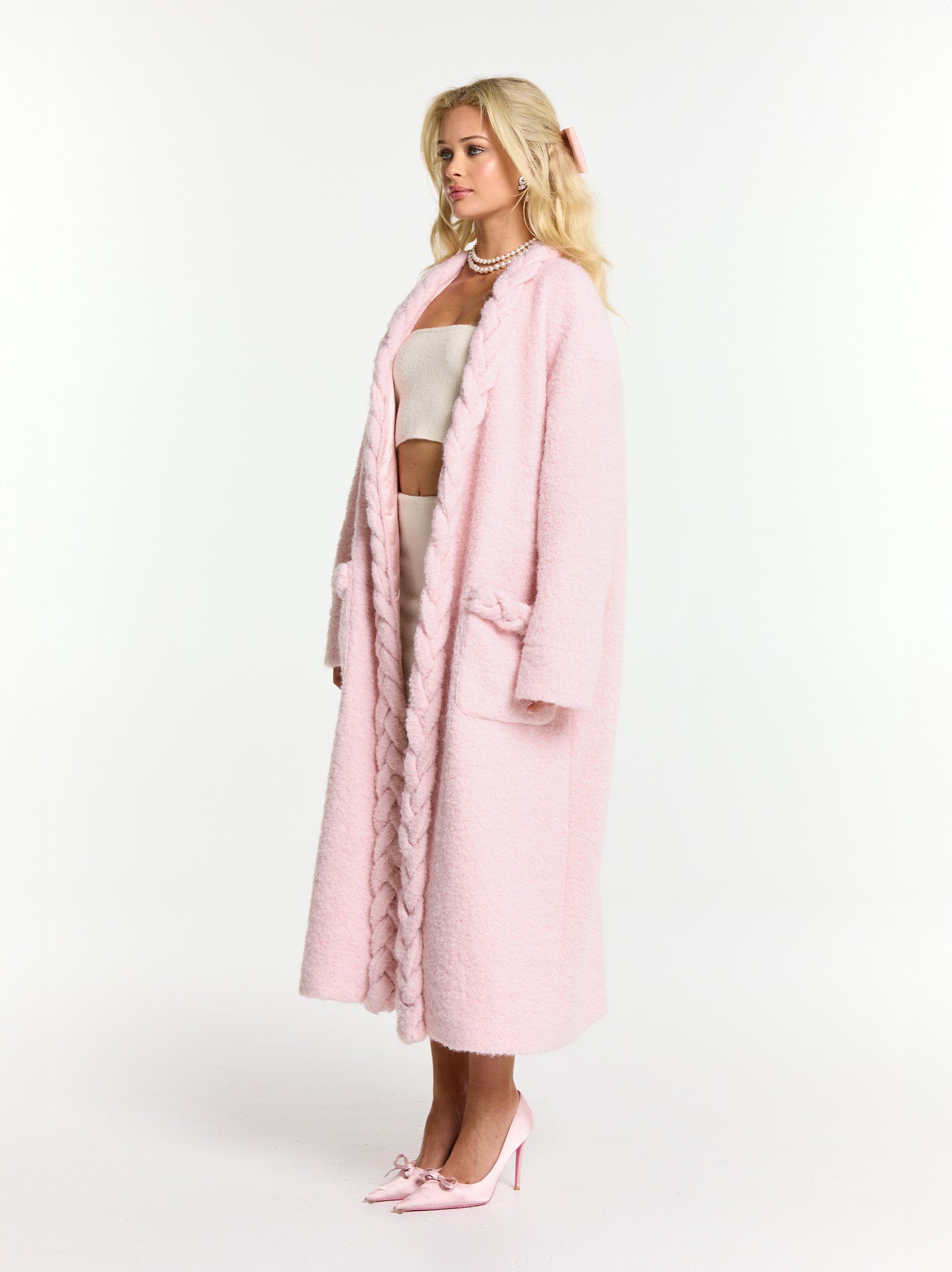 Shop Nana Jacqueline Elsa Coat (pink)