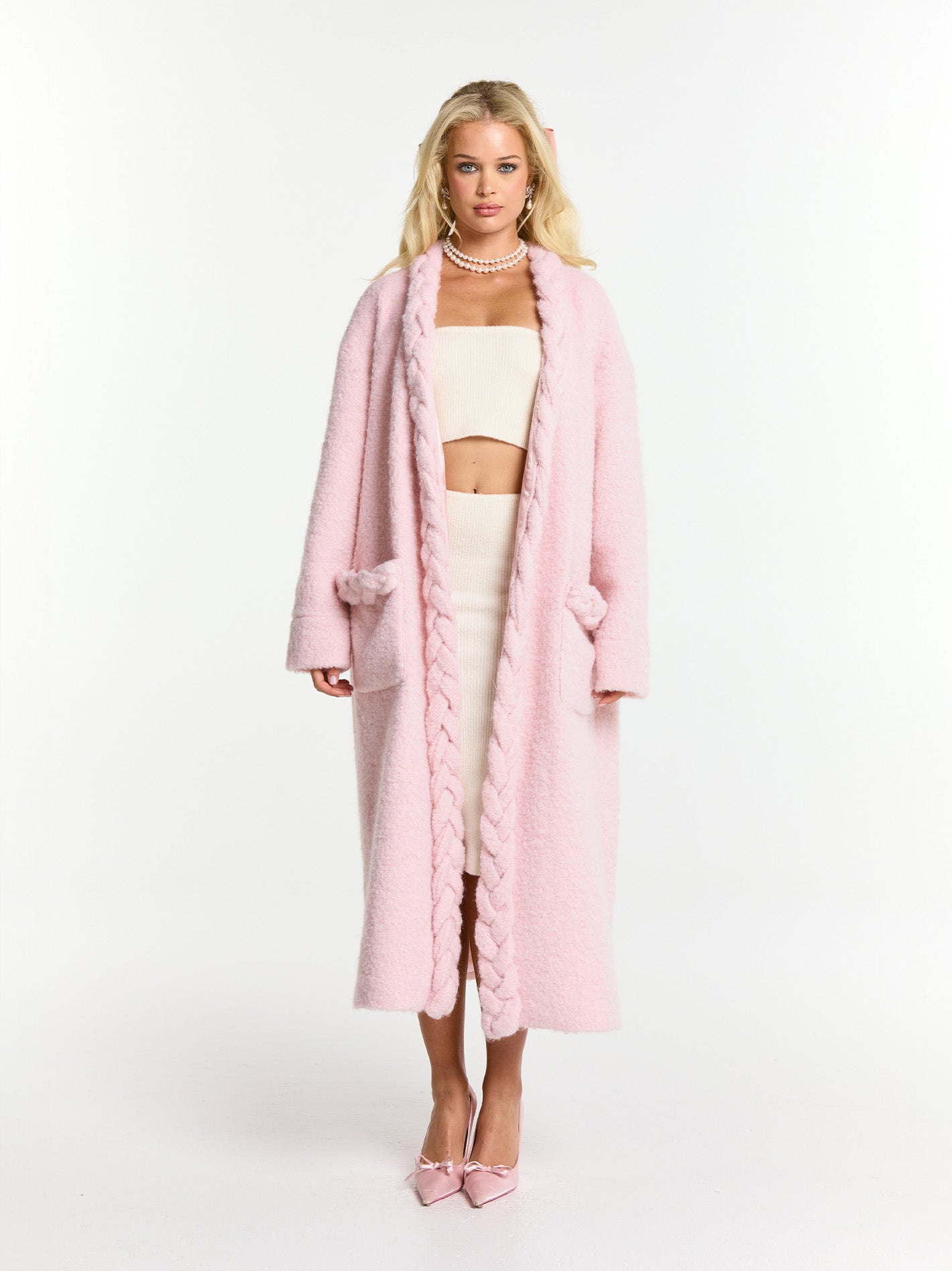 Shop Nana Jacqueline Elsa Coat (pink)