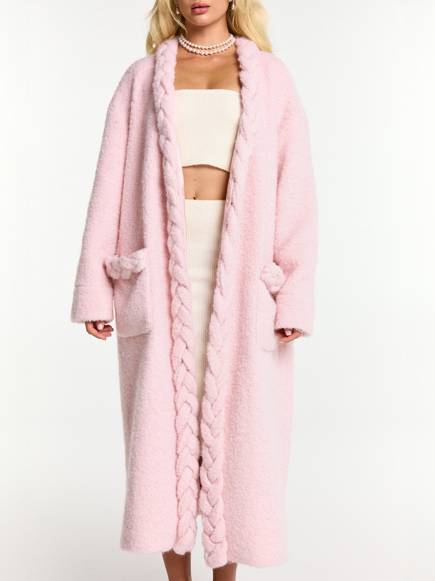 Shop Nana Jacqueline Elsa Coat (pink)