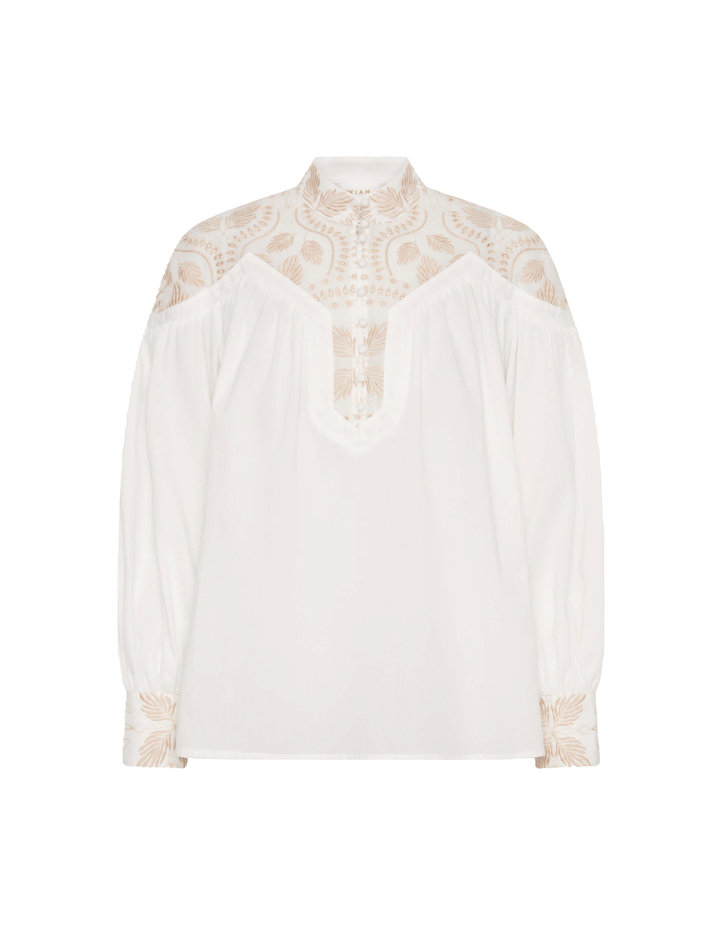 Ixiah Orchid Blouse In White