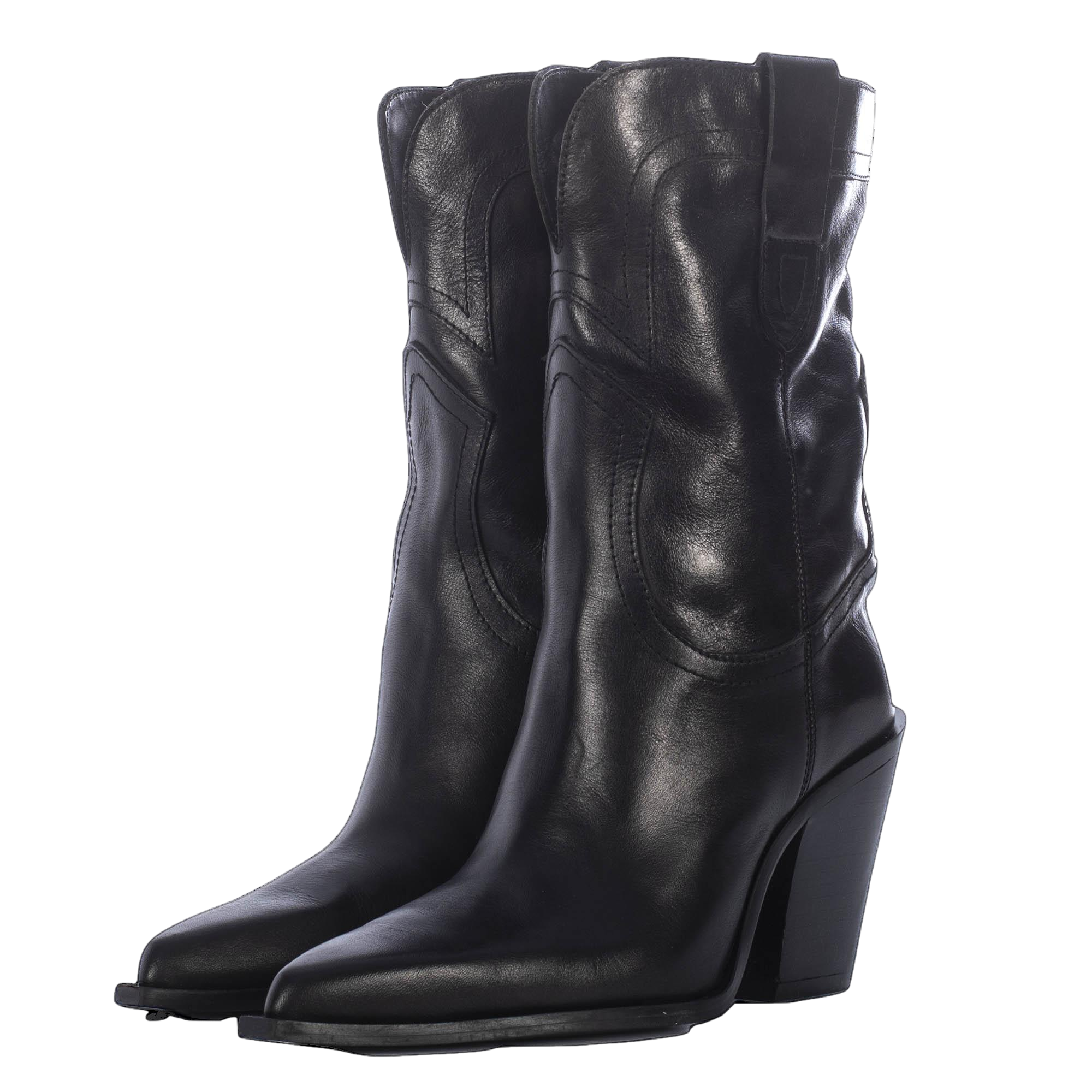 Toral Helga Black Western Boots
