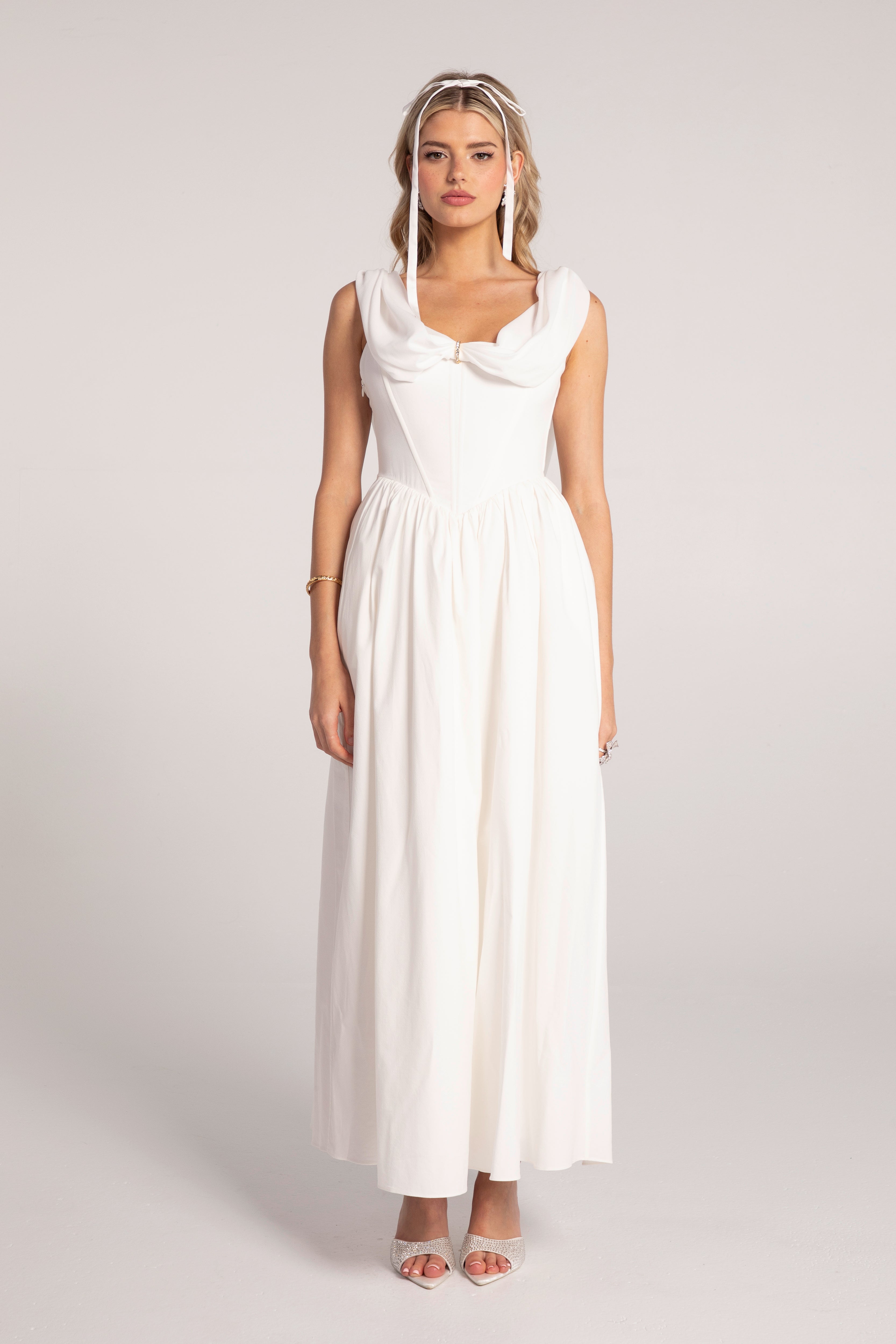 Shop Nana Jacqueline Vivian Dress (white)