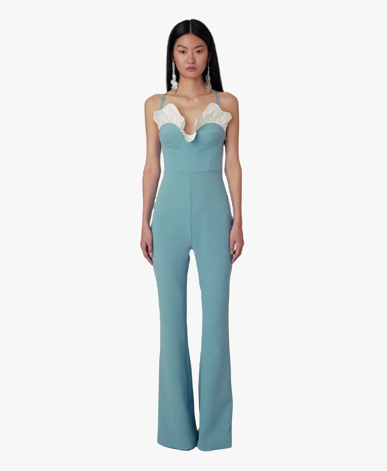Roma Light Blue Jumpsuit in Blue made by Filiarmi