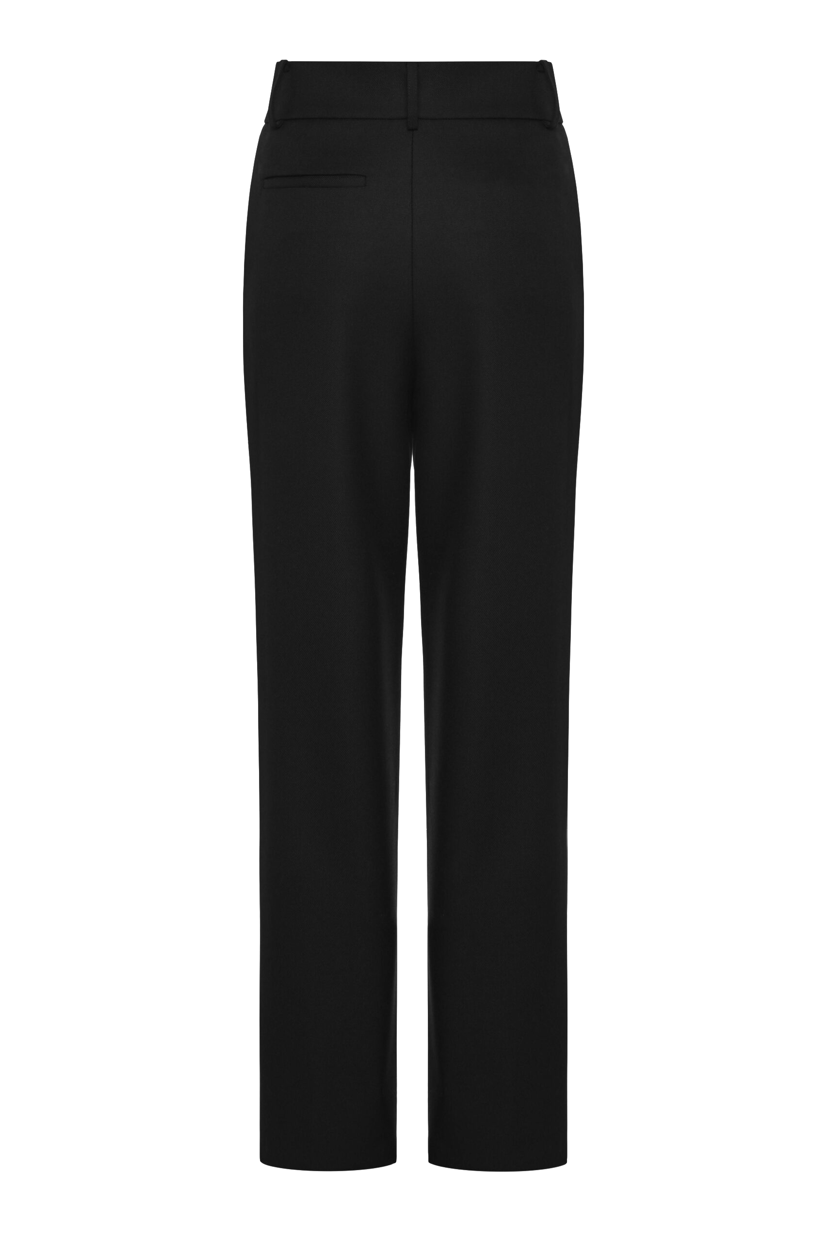 Shop Maria Kokhia Classic Straight Leg Trousers In Black