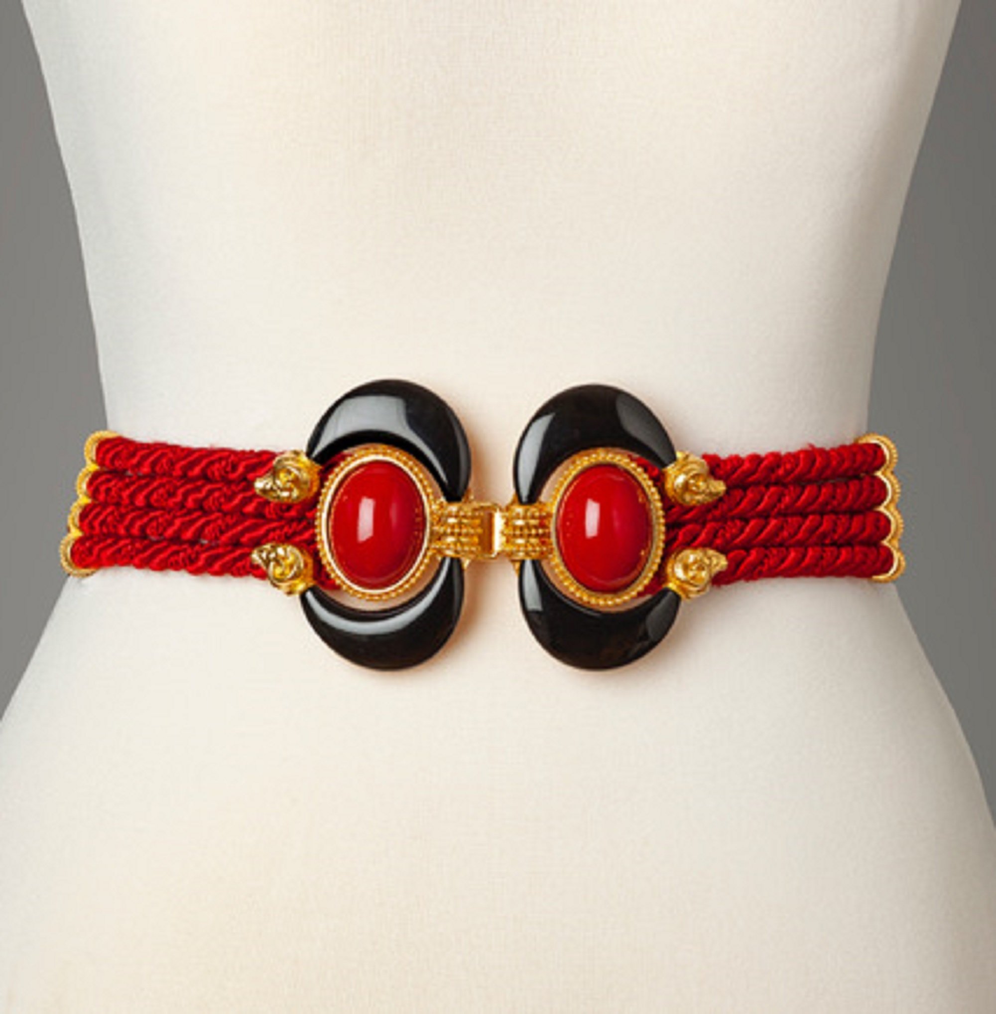 designer red belts