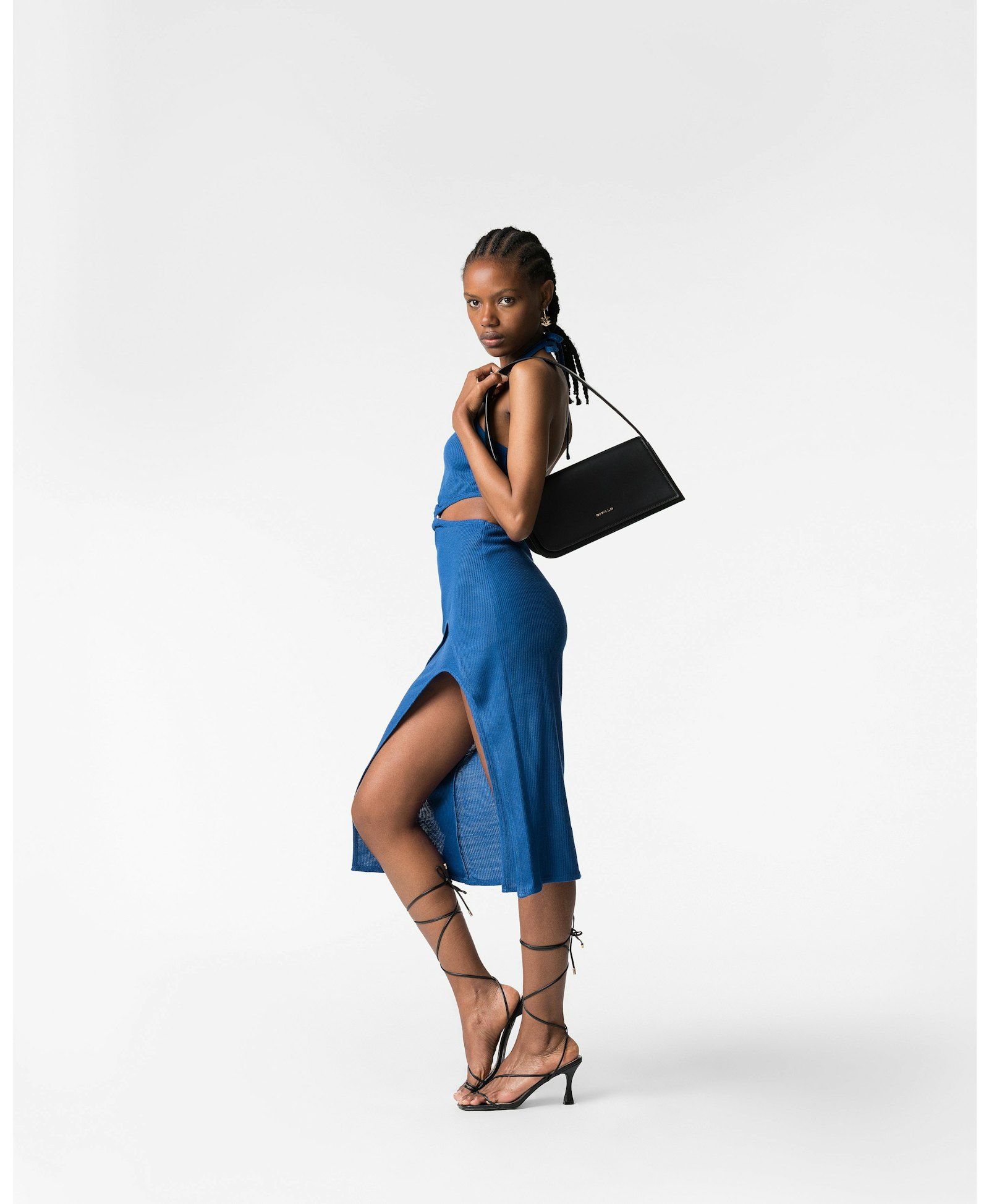 Syel dress in Blue made by DIVALO