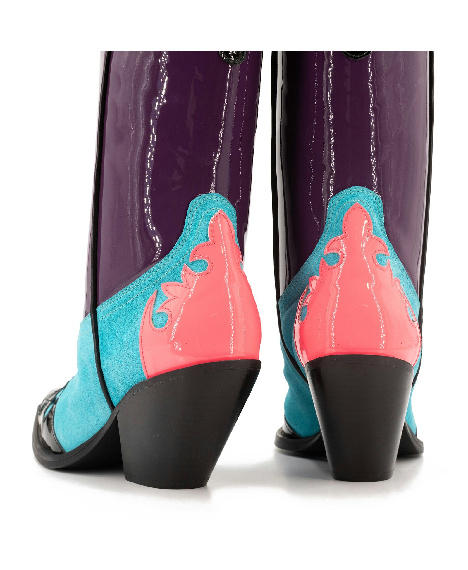 MULTICOLOURED BOOTS made by Toral