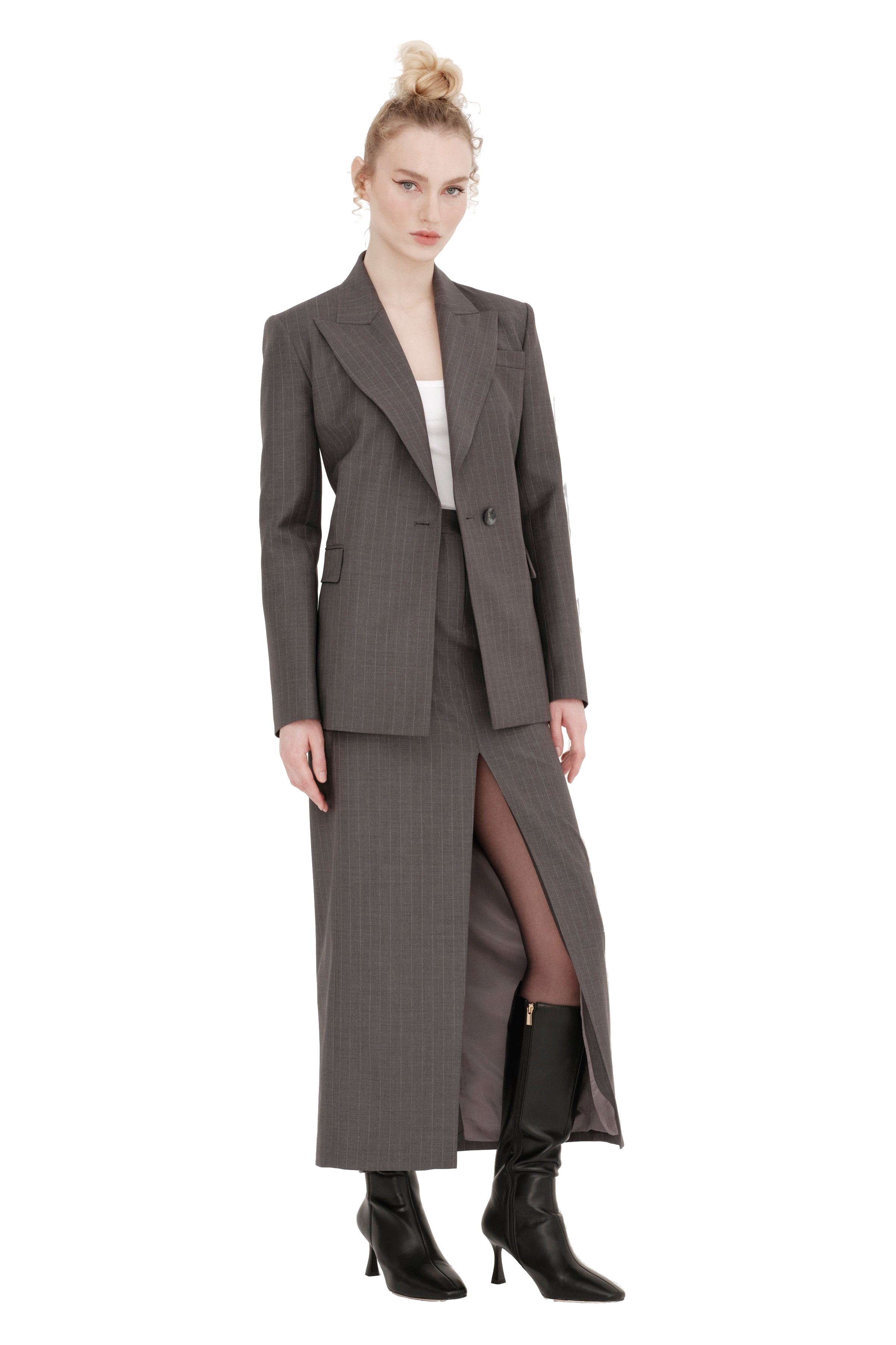 Shop Occleus Jessi Jacket In Grey