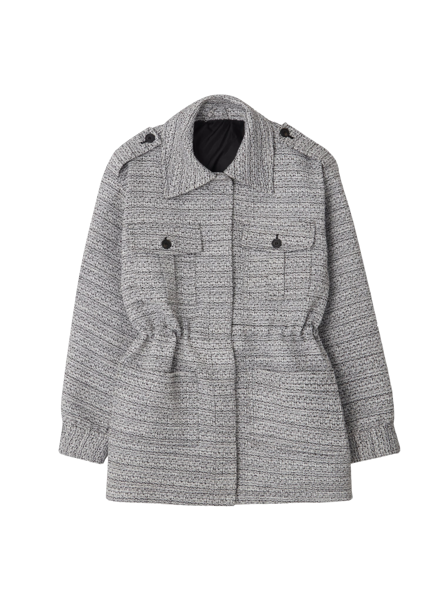 Cloeys Tweed Jacket In Grey