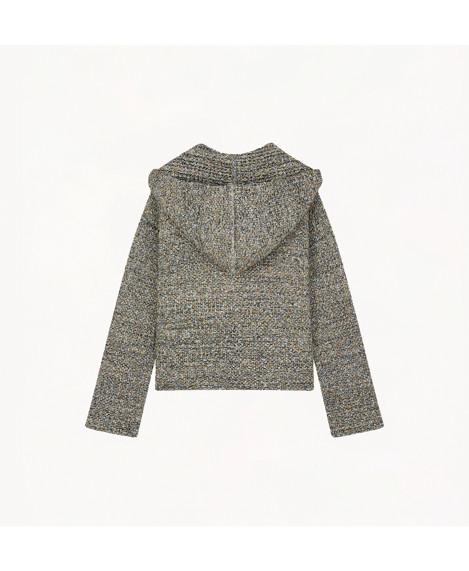 FANCY BOUCLÉ HOODED JACKET made by CRUSH Collection