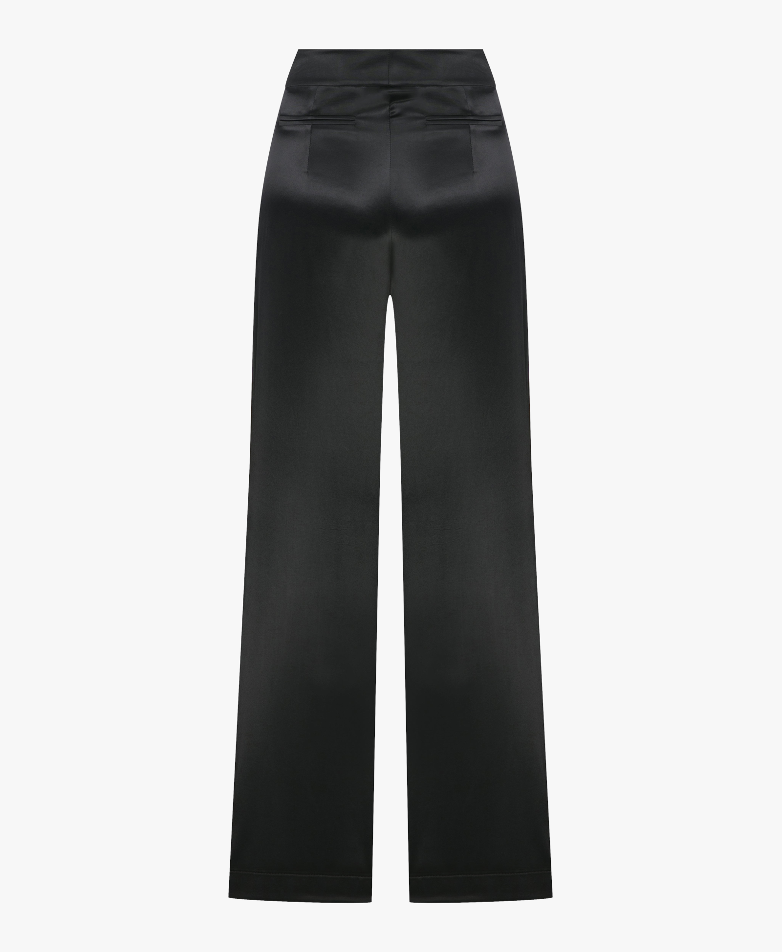 Tina Satin Trousers in Black made by Nazli Ceren